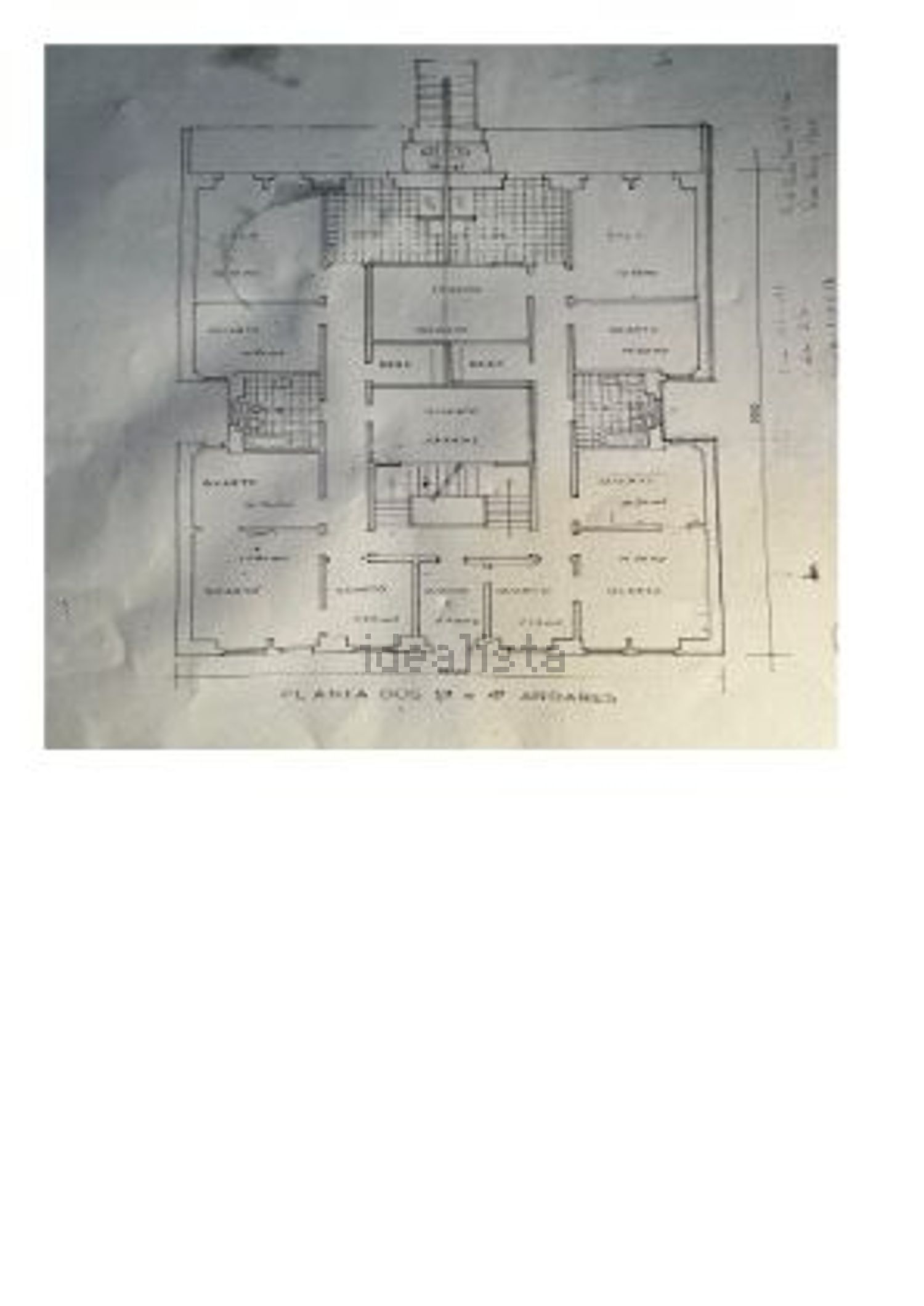 公寓 t4出售在Avenida Duque de Ávila - 平面图