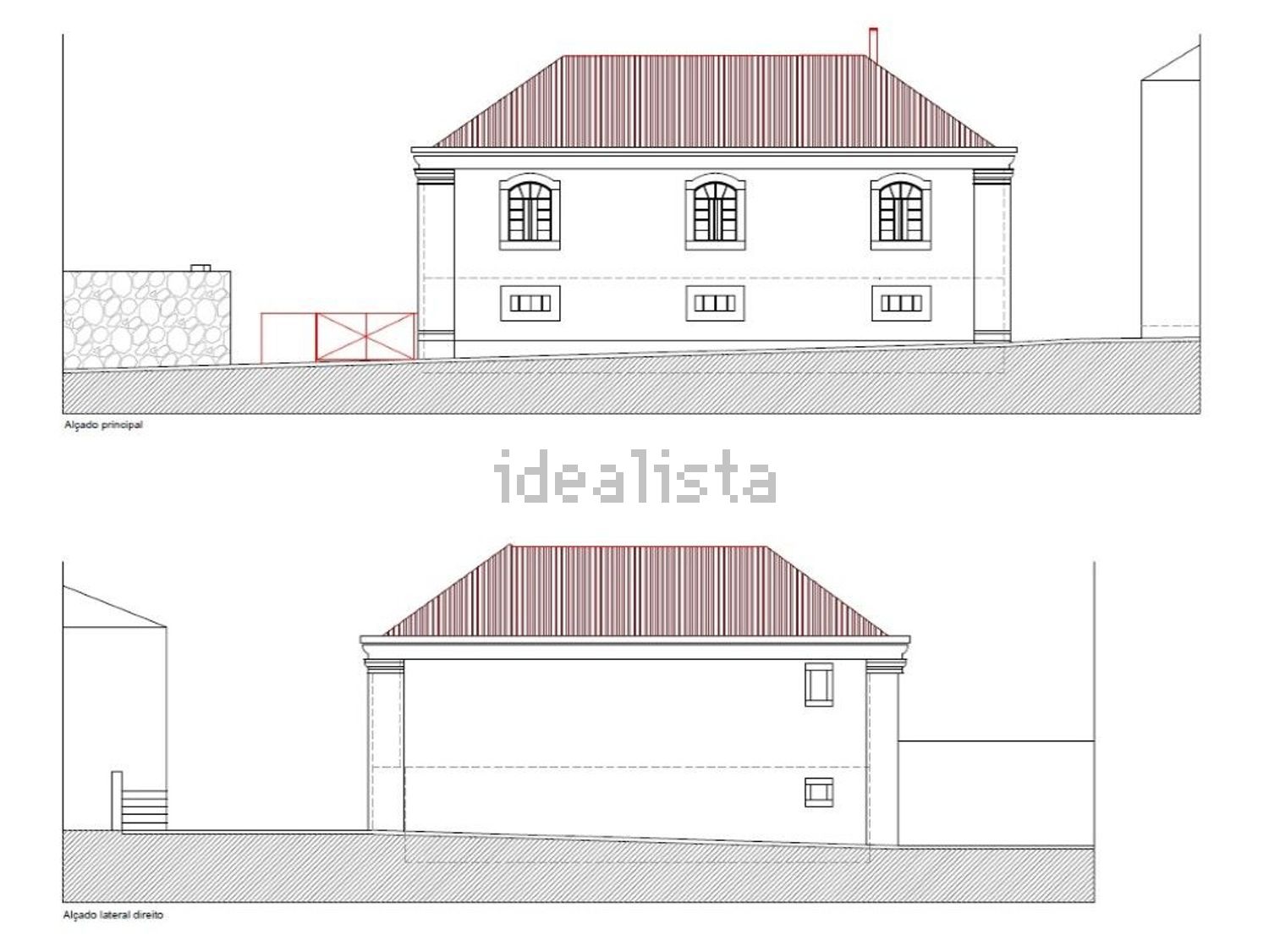 小楼房或独栋别墅出售在 Vila Nova de Paiva - 平面图