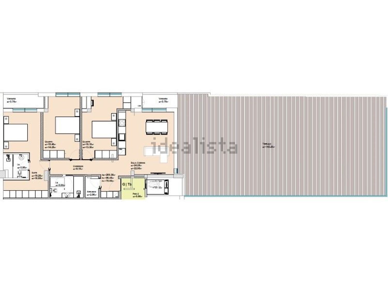 公寓 t3出售在 Valença - Cristelo Covo - Arão - 平面图