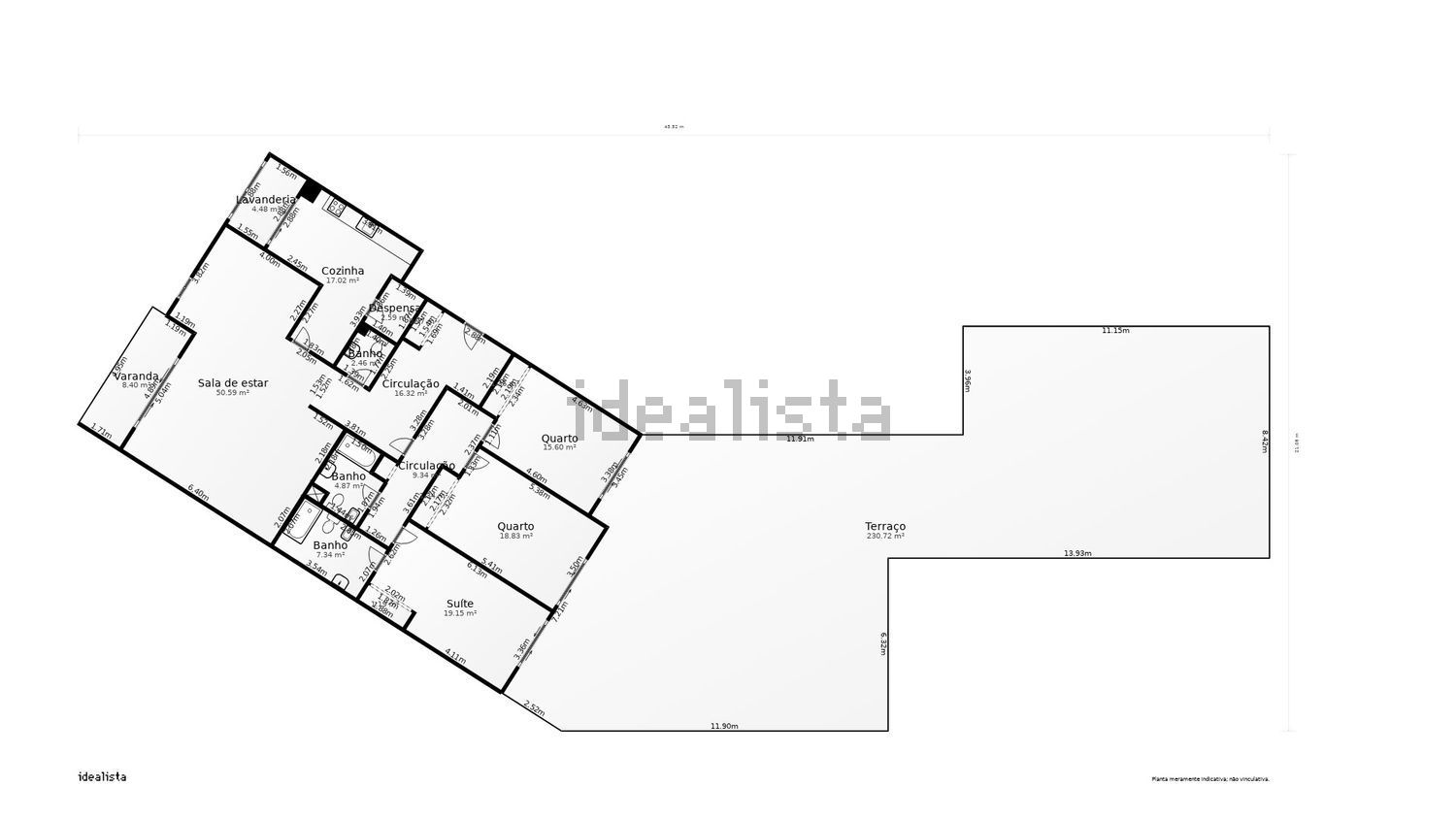 公寓 t3出售在Avenida de Sousa Cruz - 平面图