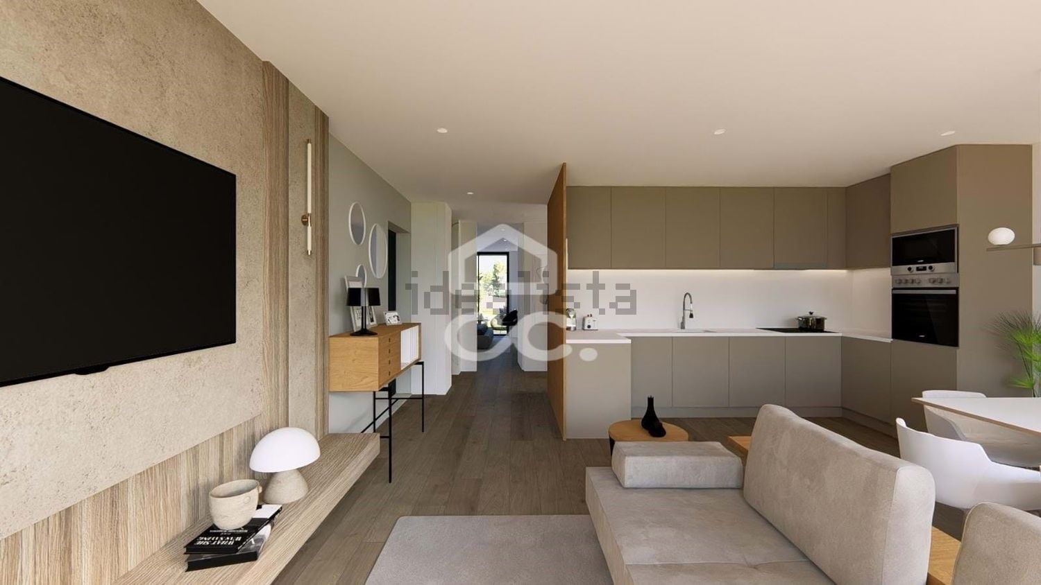 公寓 t2出售在 Vila Nova de Anha - 客厅
