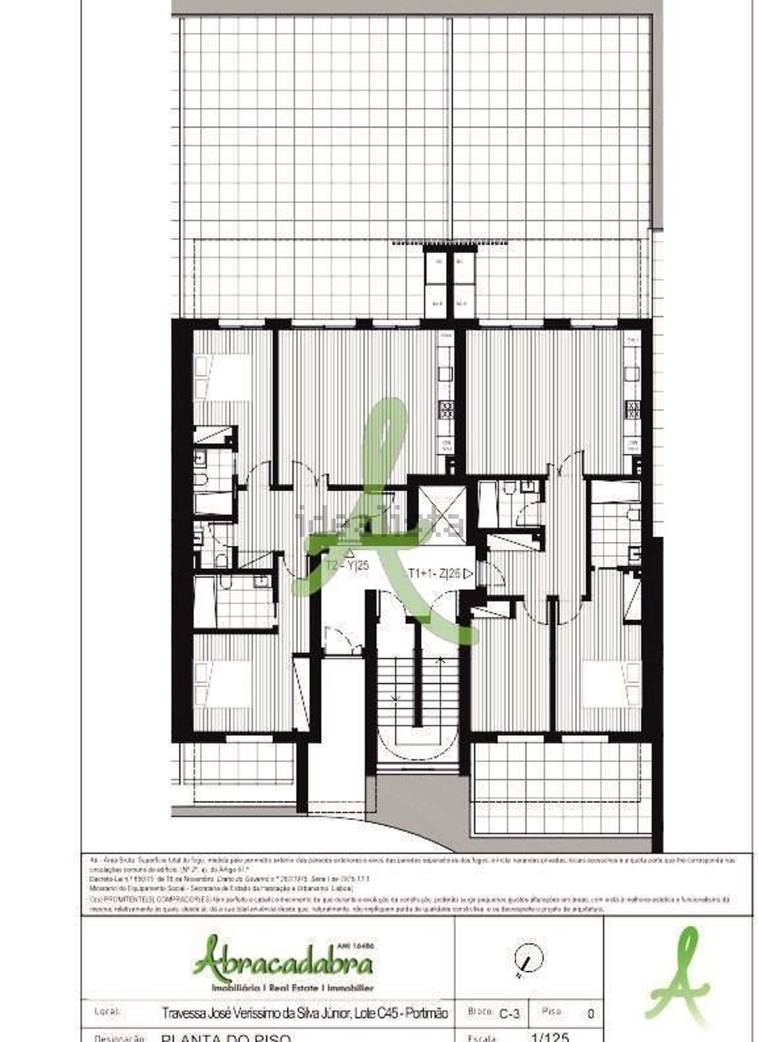 公寓 t2出售在 Vale de Lagar - Quinta das Oliveiras - Pedra Mourinha - 平面图