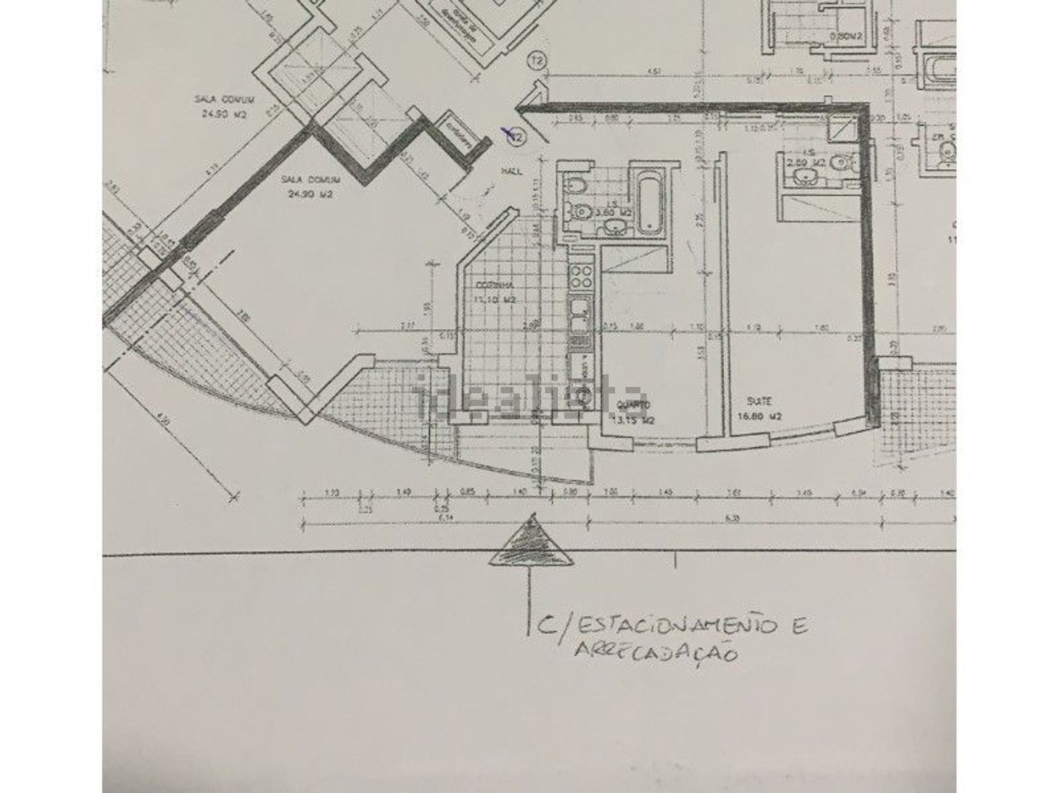 公寓 t2出售在 Ramada e Caneças - 平面图