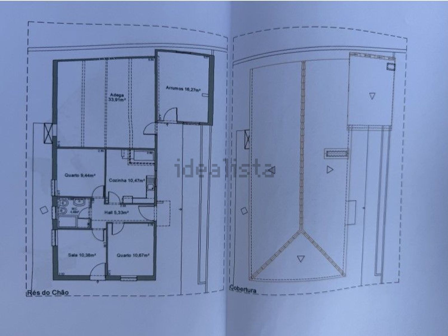小楼房或独栋别墅出售在 Afife - 平面图
