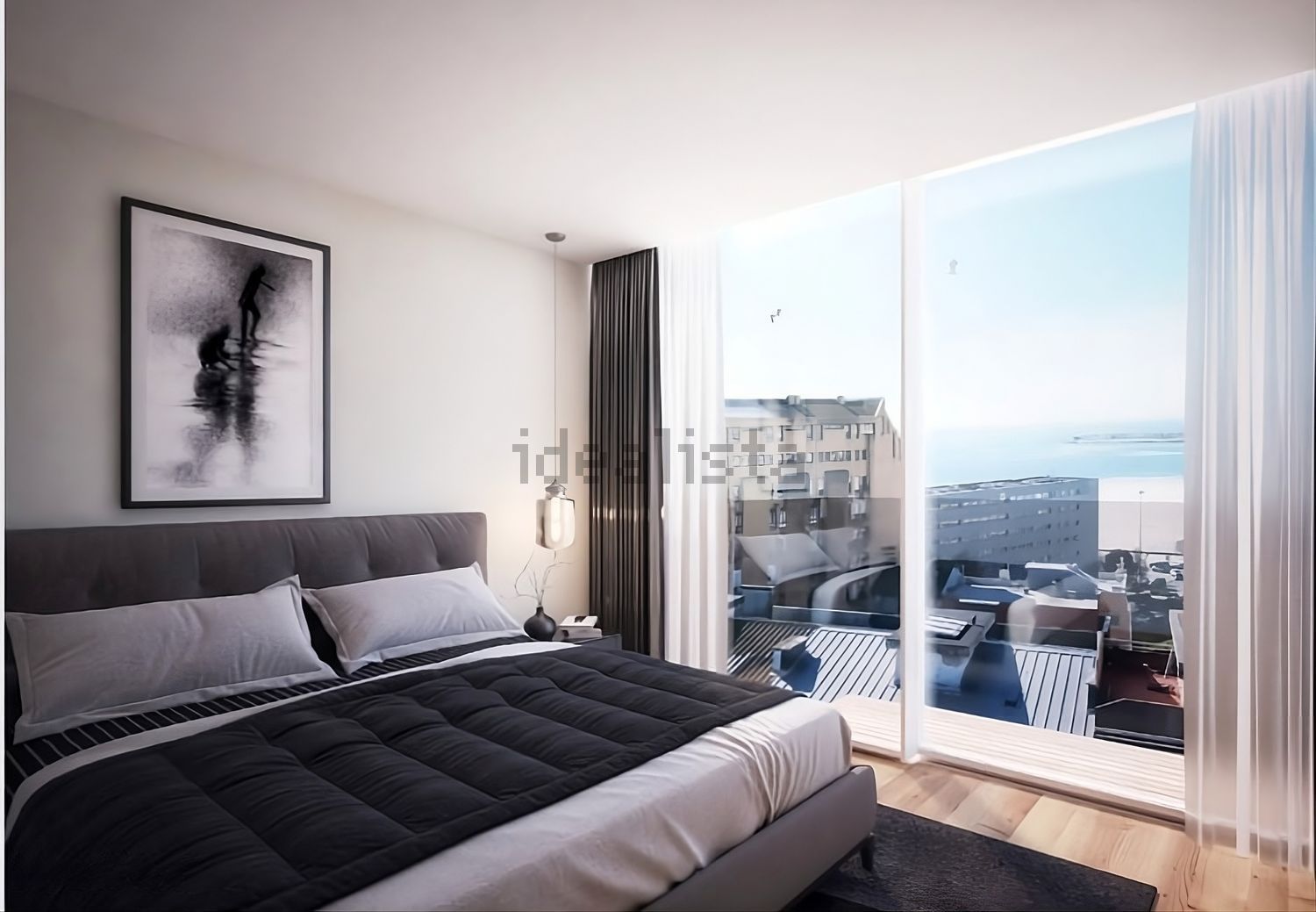 公寓 t1出售在 Zona Histórica de Matosinhos - 卧室