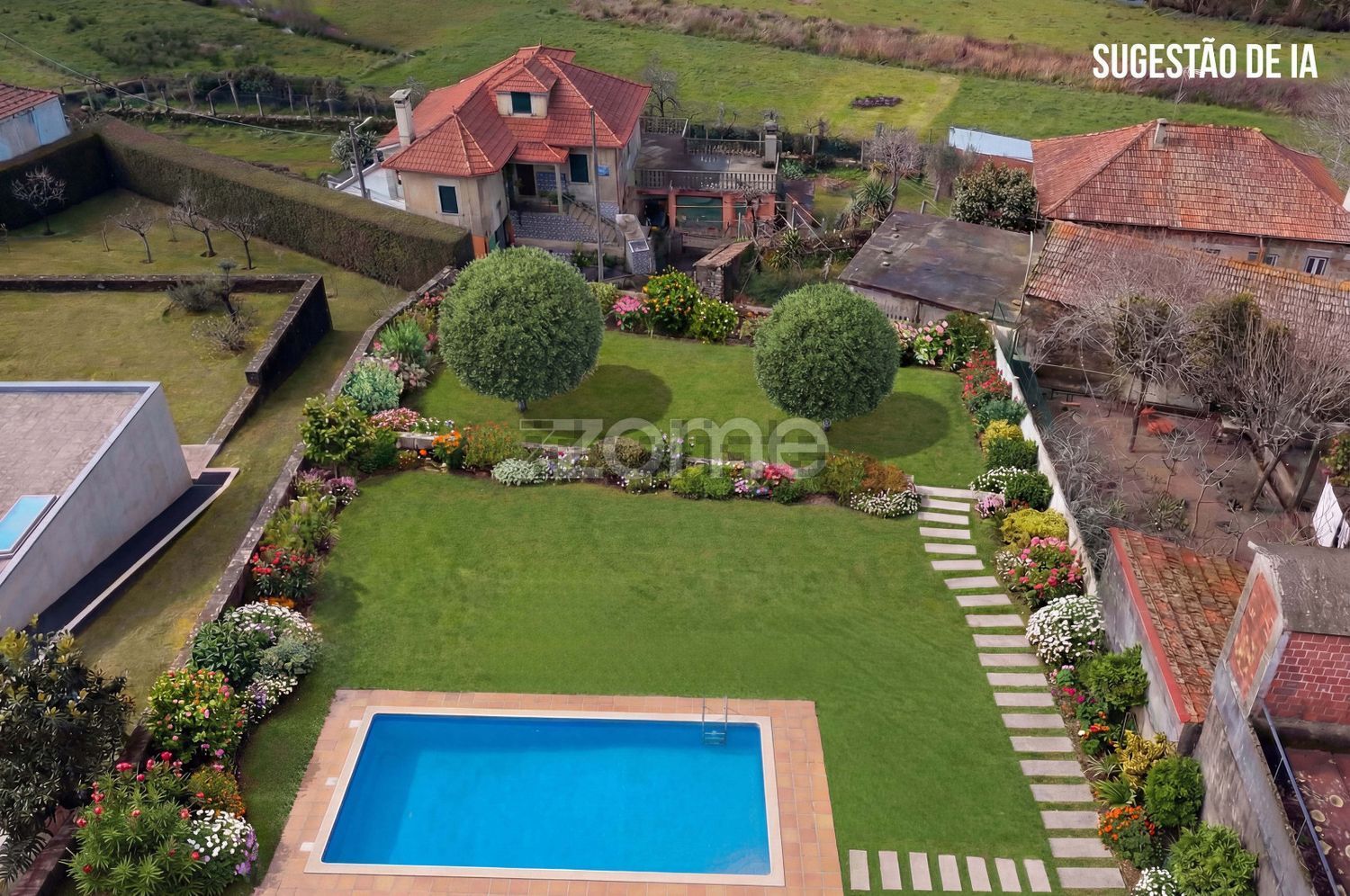 双拼别墅出售在Rua de Aldeia Nova, 766 - 游泳池