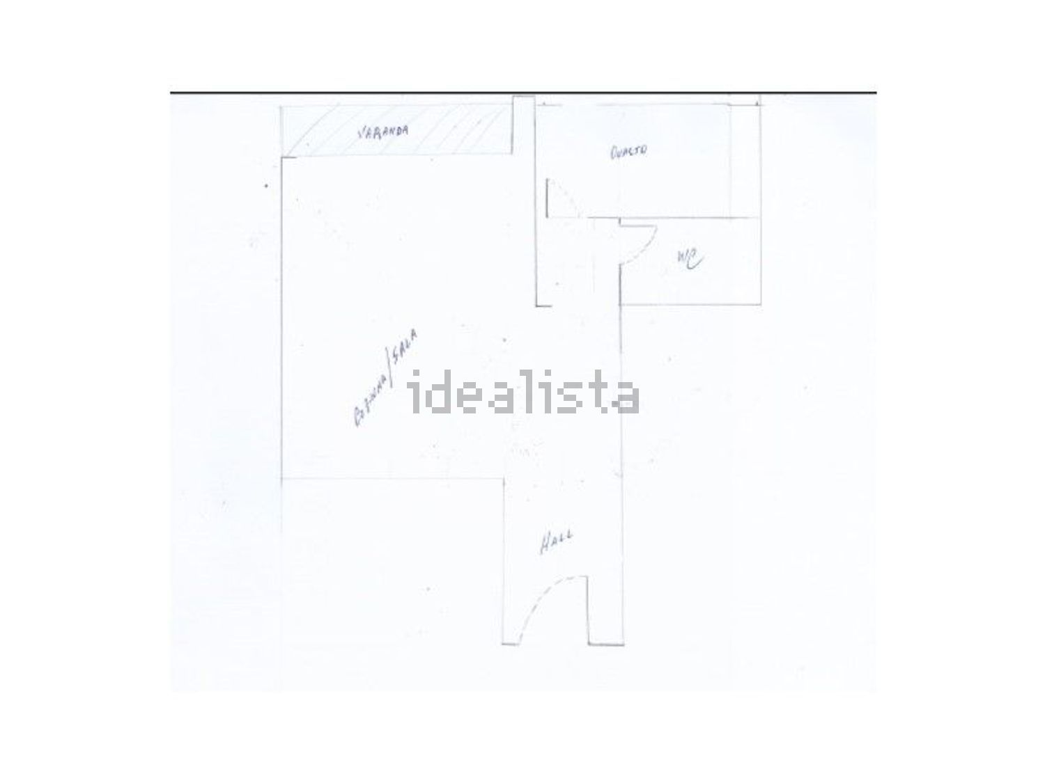 公寓 t1出售在Praça Camões - 平面图