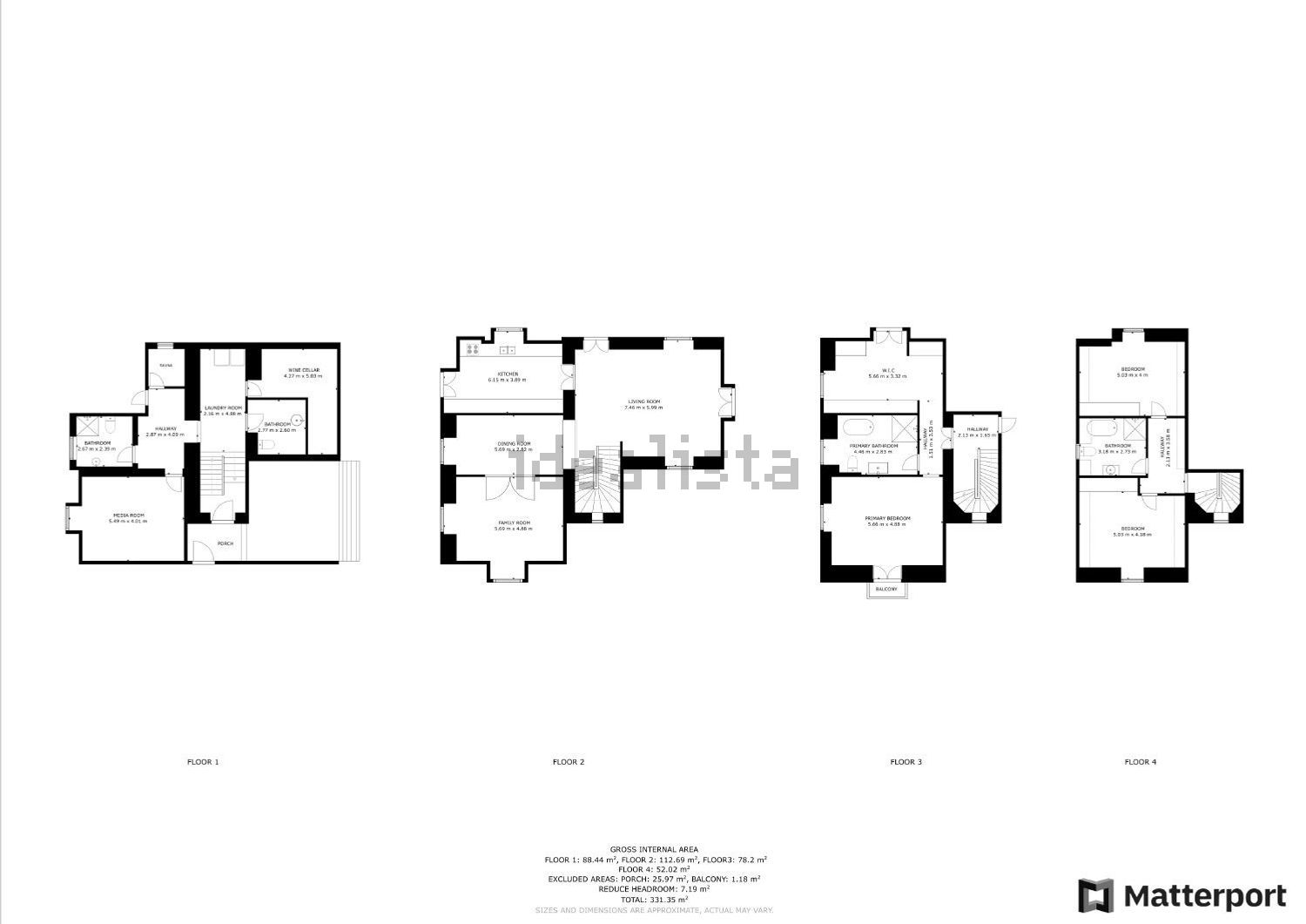 出租小楼房或独栋别墅在Rua Soto Maior, 22 - 平面图
