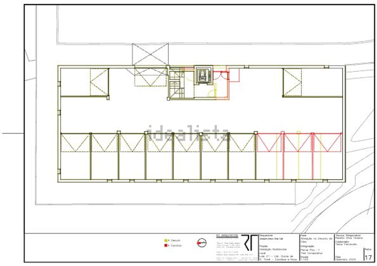 公寓 t4出售在Rua da Quinta São Tomé s/n - 平面图