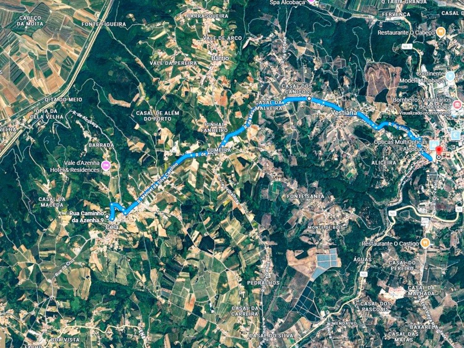 小楼房或独栋别墅出售在Caminho da Azenha, 9 - 周边