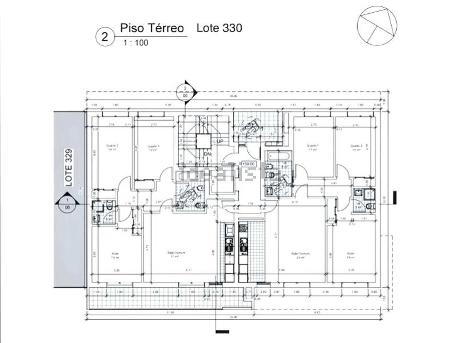 公寓 t3出售在 Santo António dos Cavaleiros e Frielas - 平面图