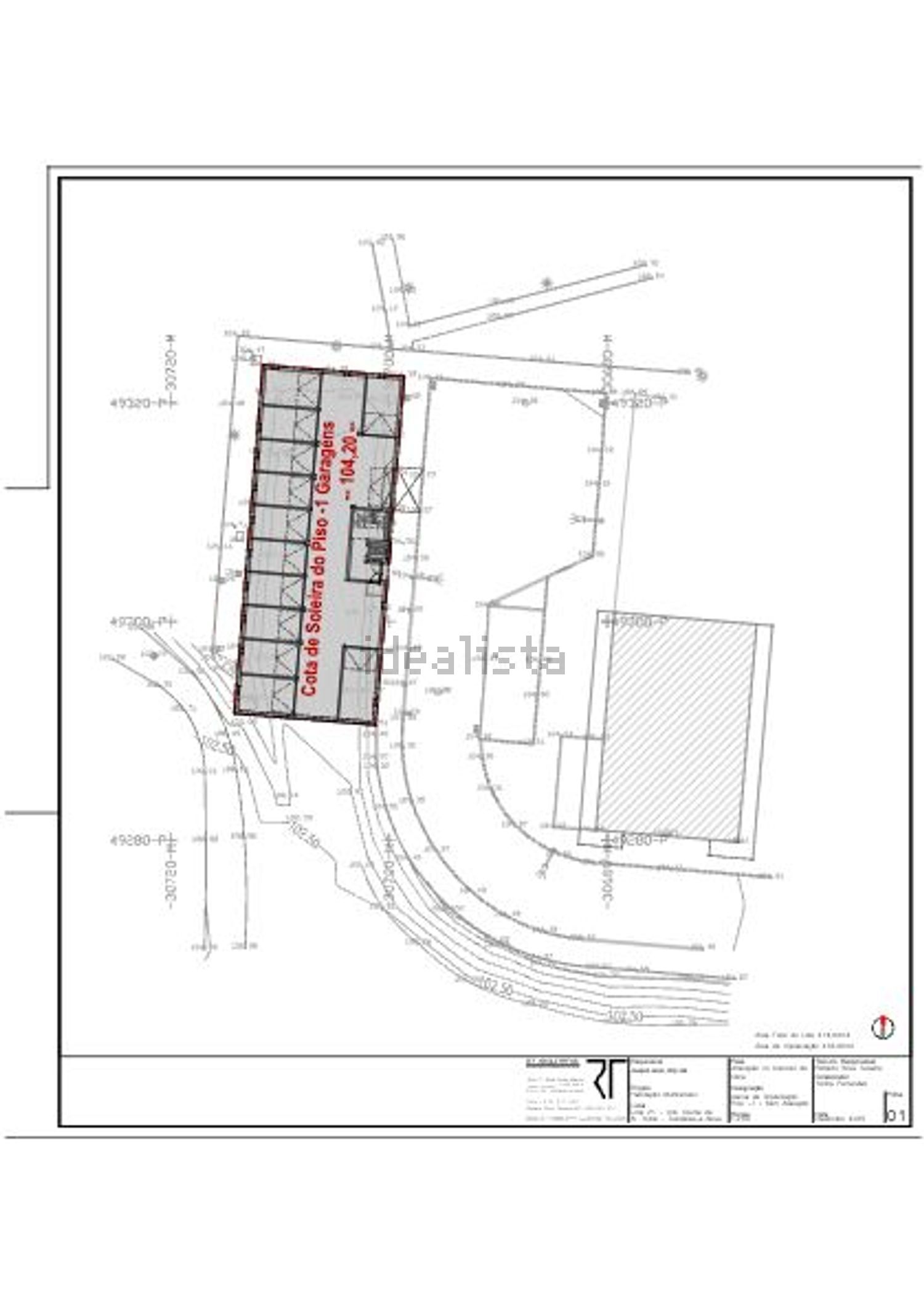 公寓 t4出售在Rua da Quinta São Tomé s/n - 平面图