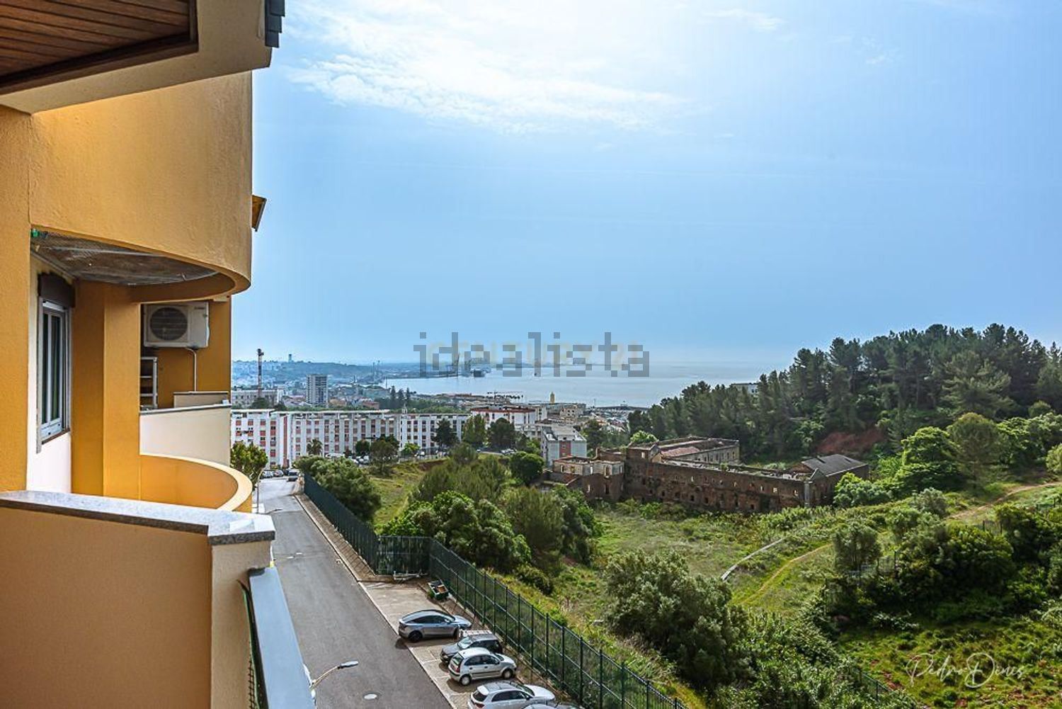 出租公寓 t2在Rua Miradouro do Sado, 7 - 阳台
