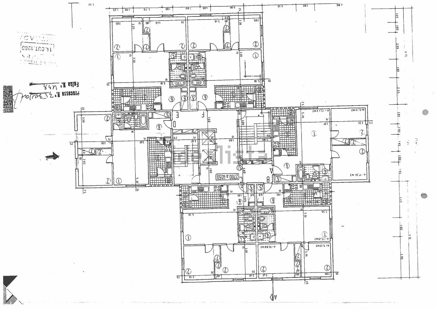 公寓 t2出售在Rua Avelar Brotero, 2 - 平面图