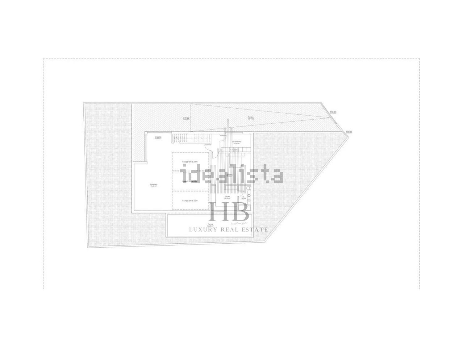 小楼房或独栋别墅出售在 Albarraque - 平面图