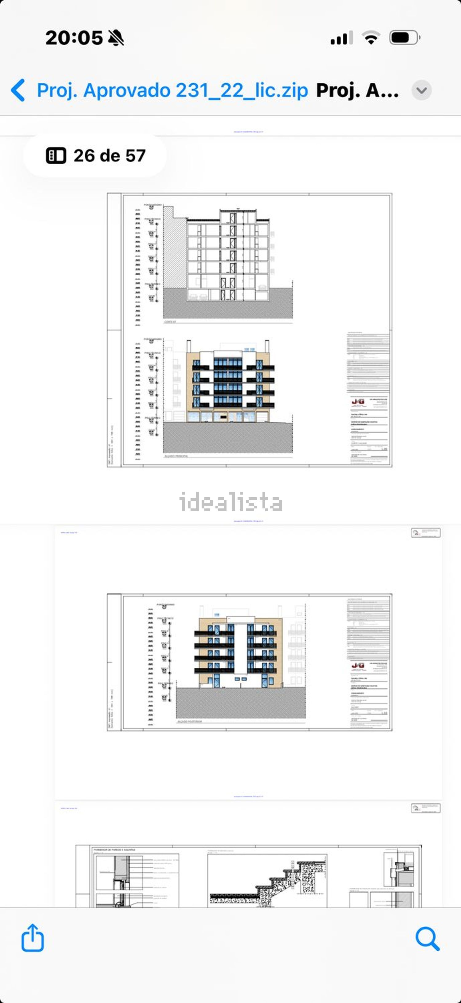 公寓 t3出售在Estrada Flamenga, 22 - 平面图