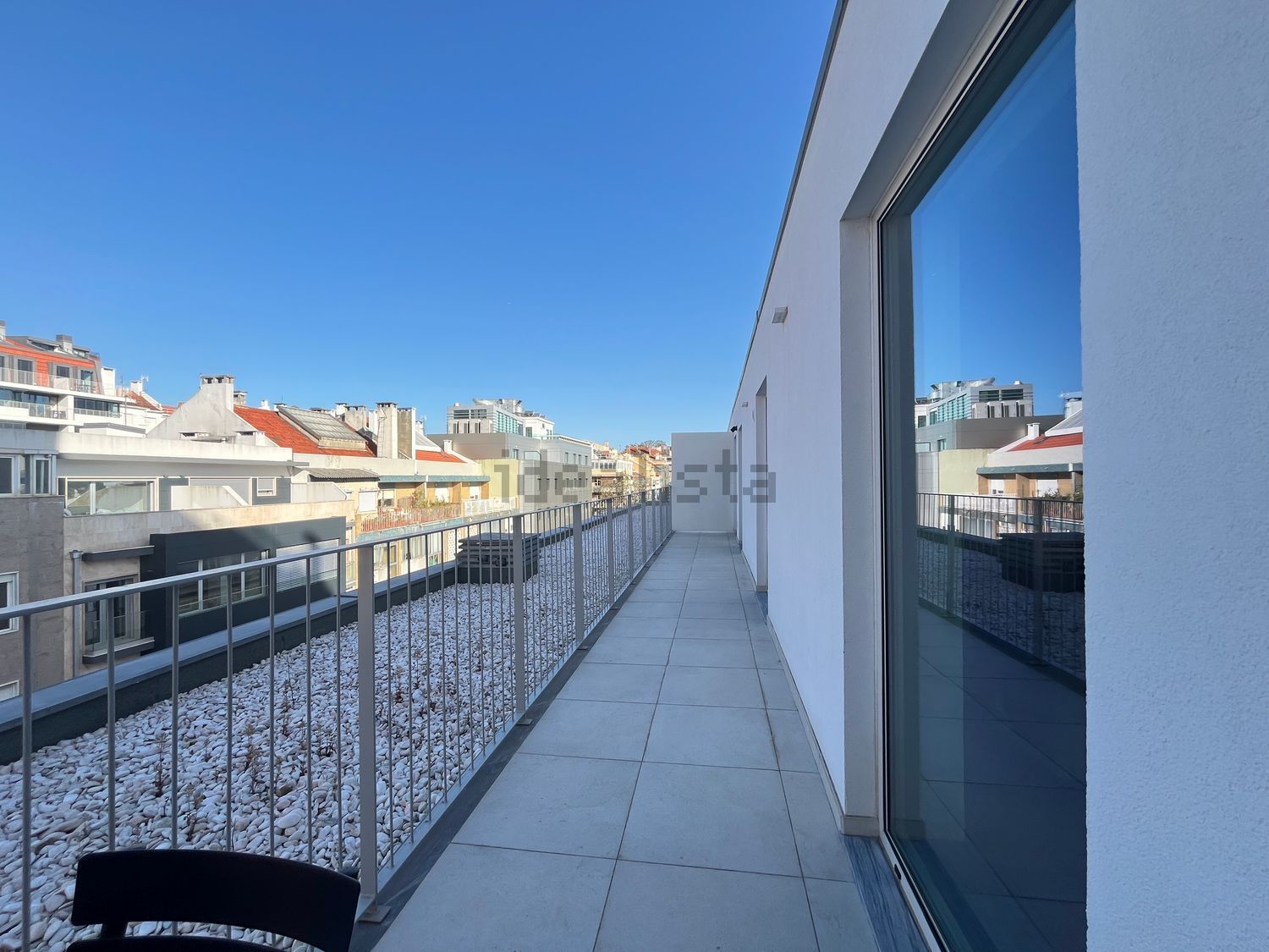 出租公寓 t3在Rua Ferreira Lapa, 39 - 阳台