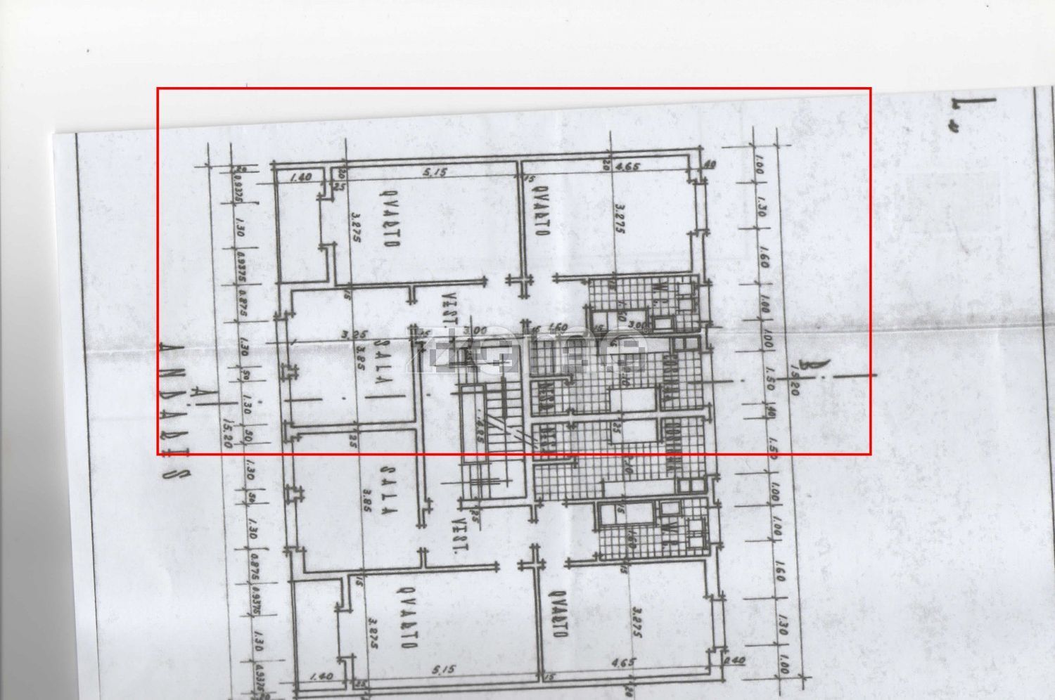 出租公寓 t2在Rua Viana da Mota, 24 - 平面图
