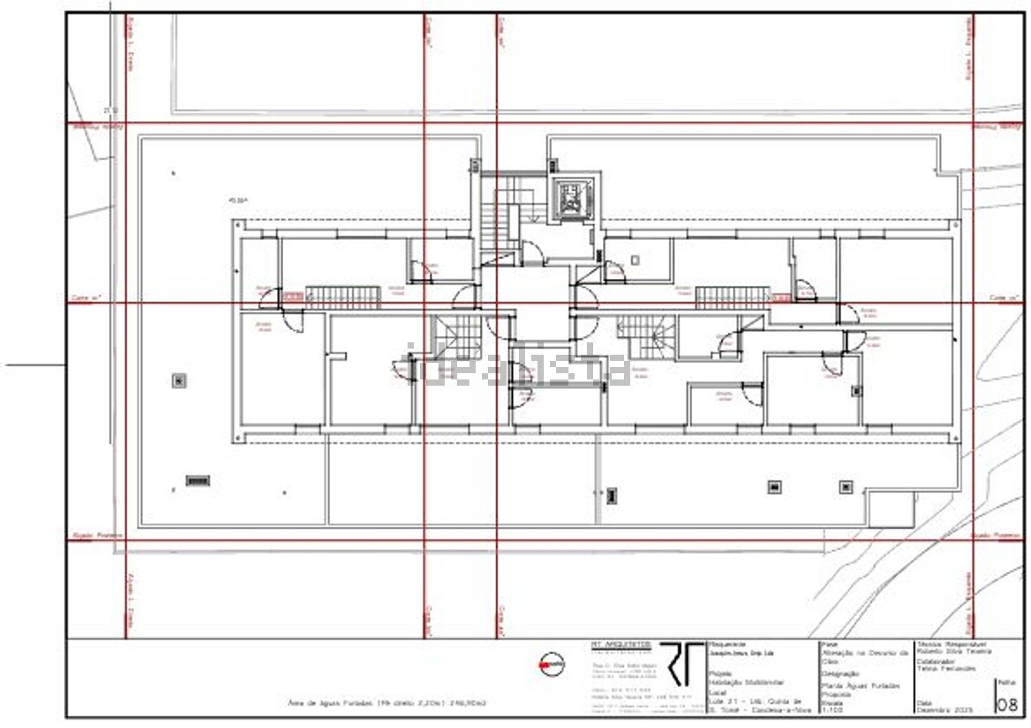 公寓 t4出售在Rua da Quinta São Tomé s/n - 平面图