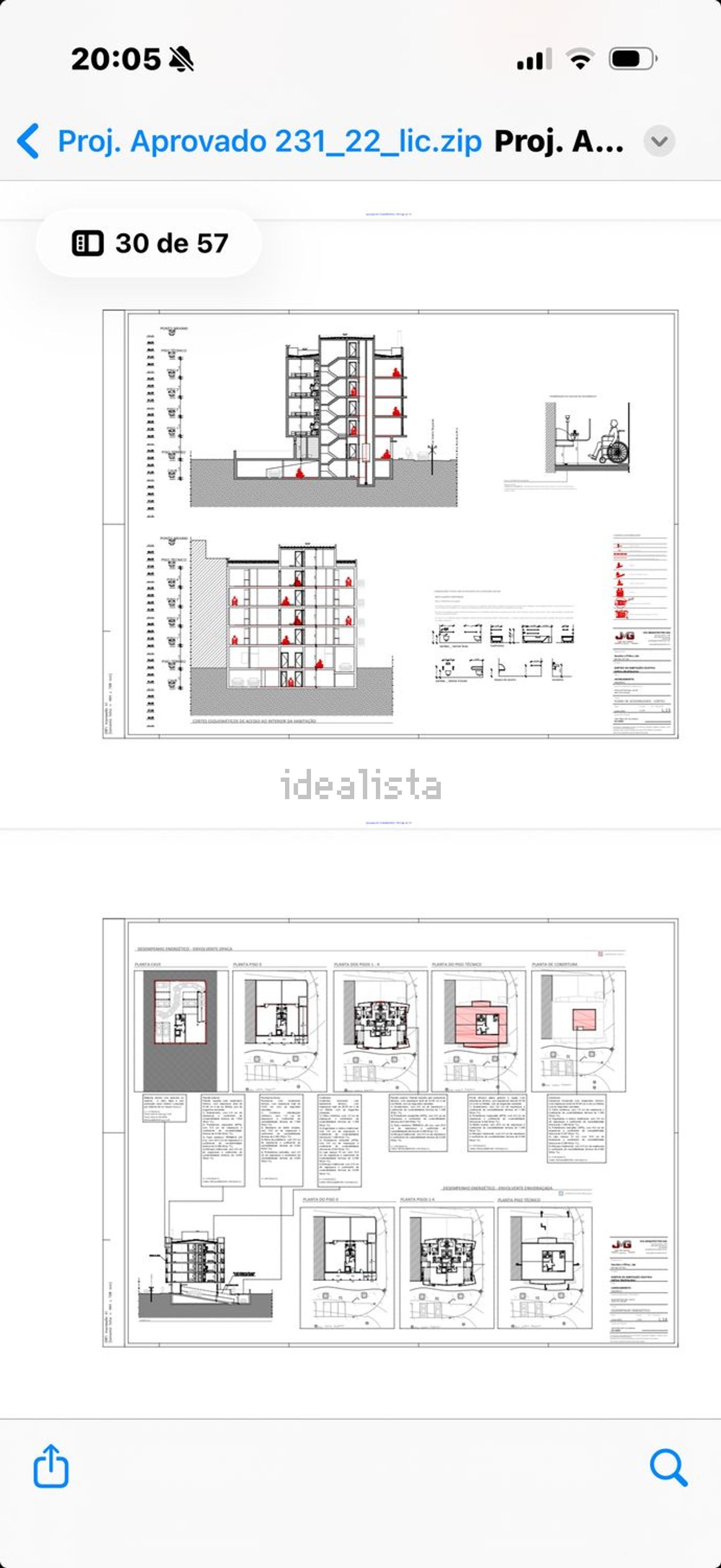 公寓 t3出售在Estrada Flamenga, 22 - 平面图