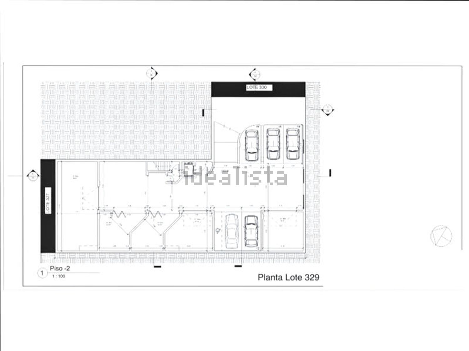 公寓 t3出售在Rua Irene Lisboa - 平面图