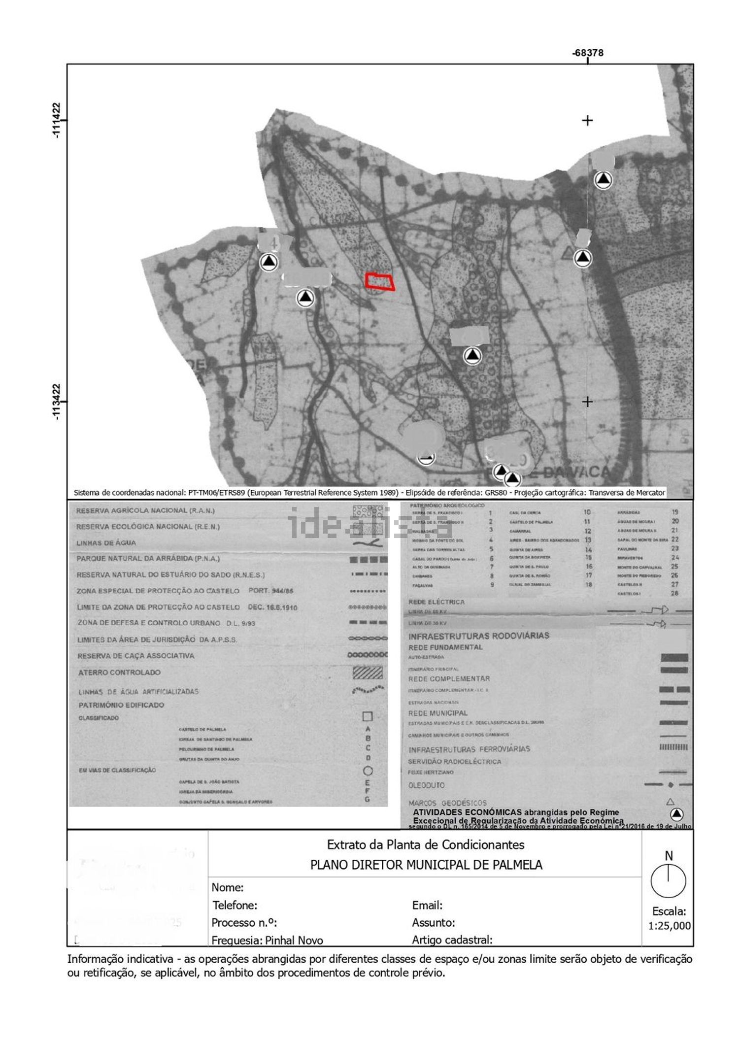 小楼房或独栋别墅出售在 Carregueira - Terrim - Lagoa da Palha - 视线