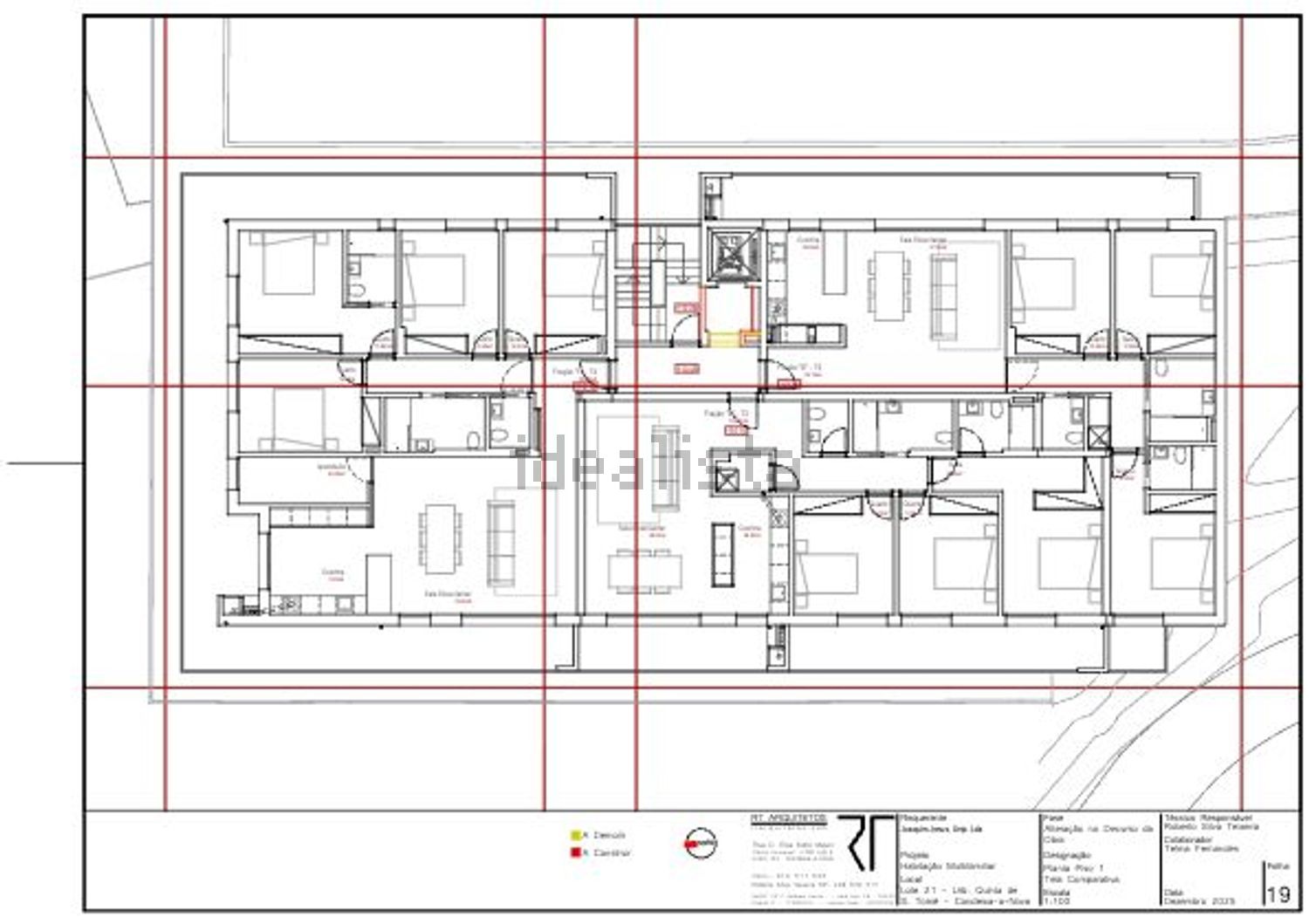 公寓 t4出售在Rua da Quinta São Tomé s/n - 平面图