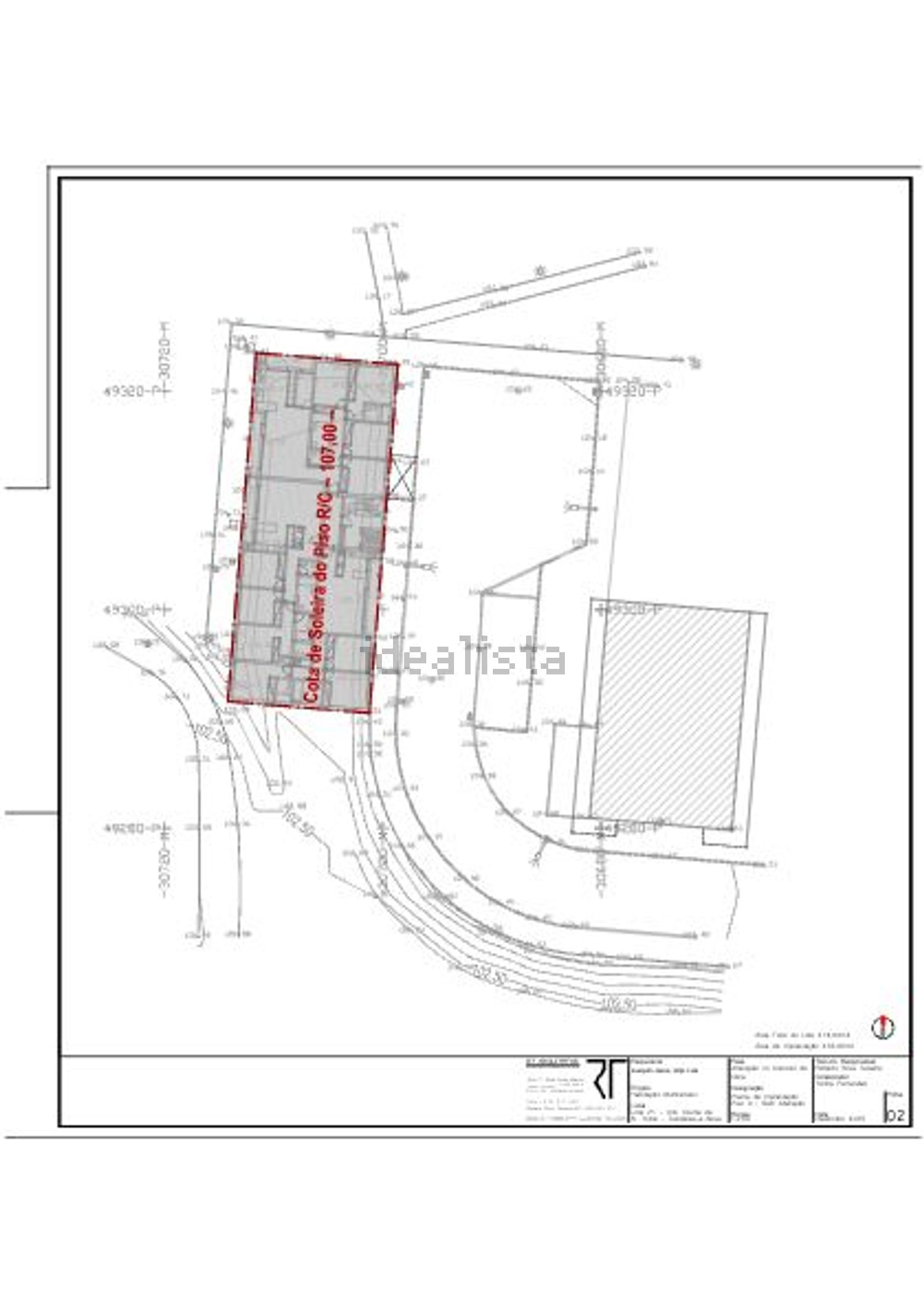 公寓 t4出售在Rua da Quinta São Tomé s/n - 平面图