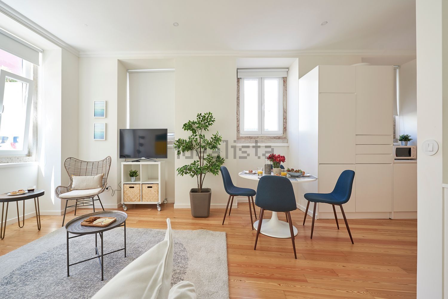 出租公寓 t1在Travessa do Noronha - 客厅