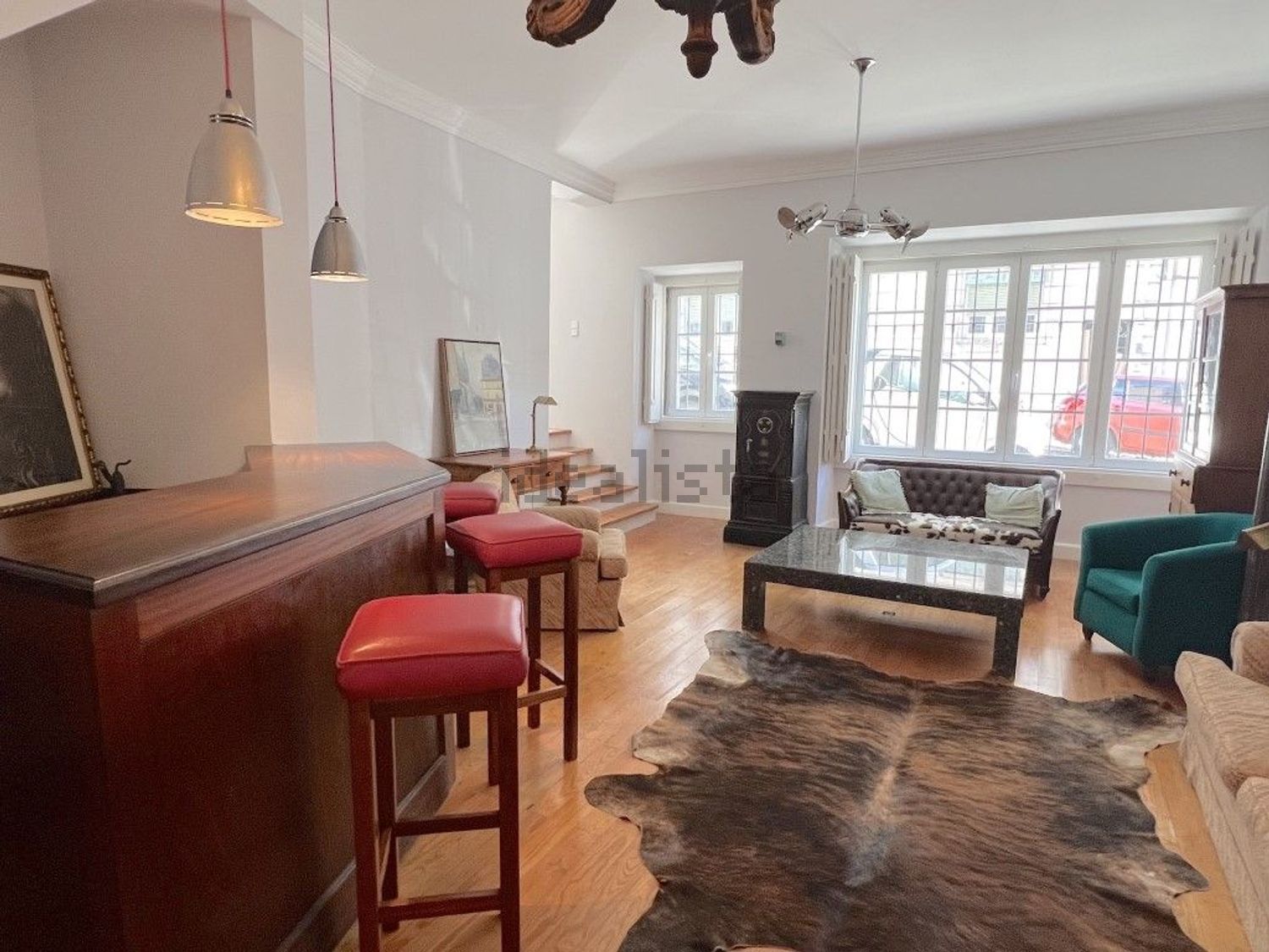 出租复式公寓在 Lapa - 客厅