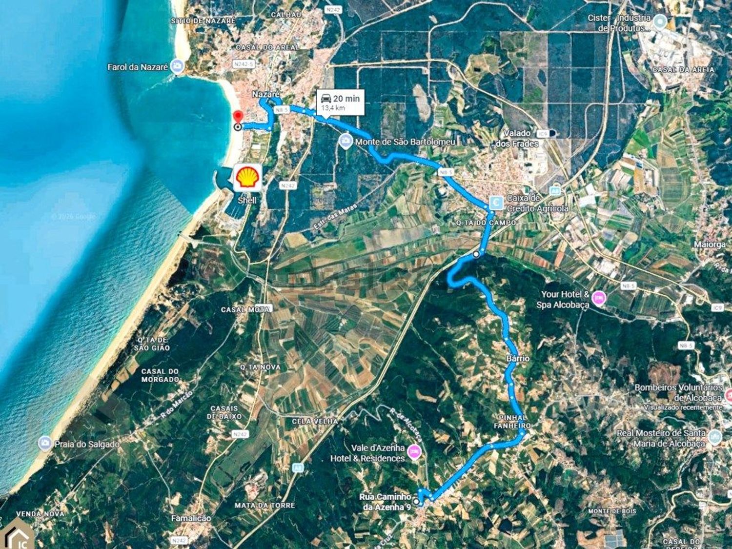 小楼房或独栋别墅出售在Caminho da Azenha, 9 - 周边