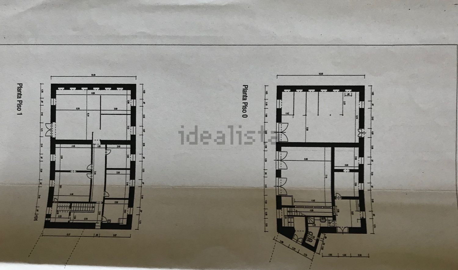 小楼房或独栋别墅出售在Avenida Marginal - 平面图