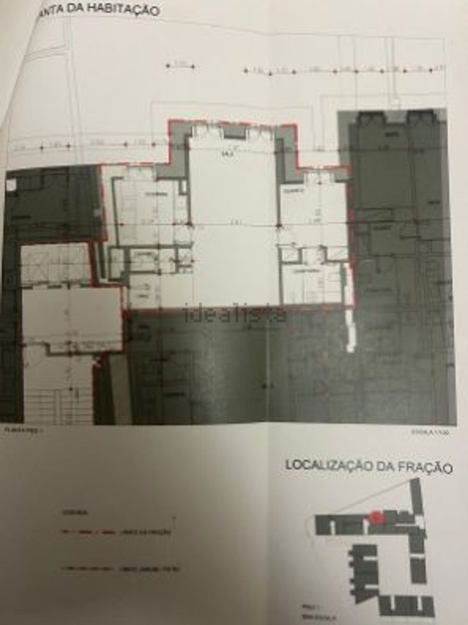 出租公寓 t1在Travessa Castro, 3 - 平面图