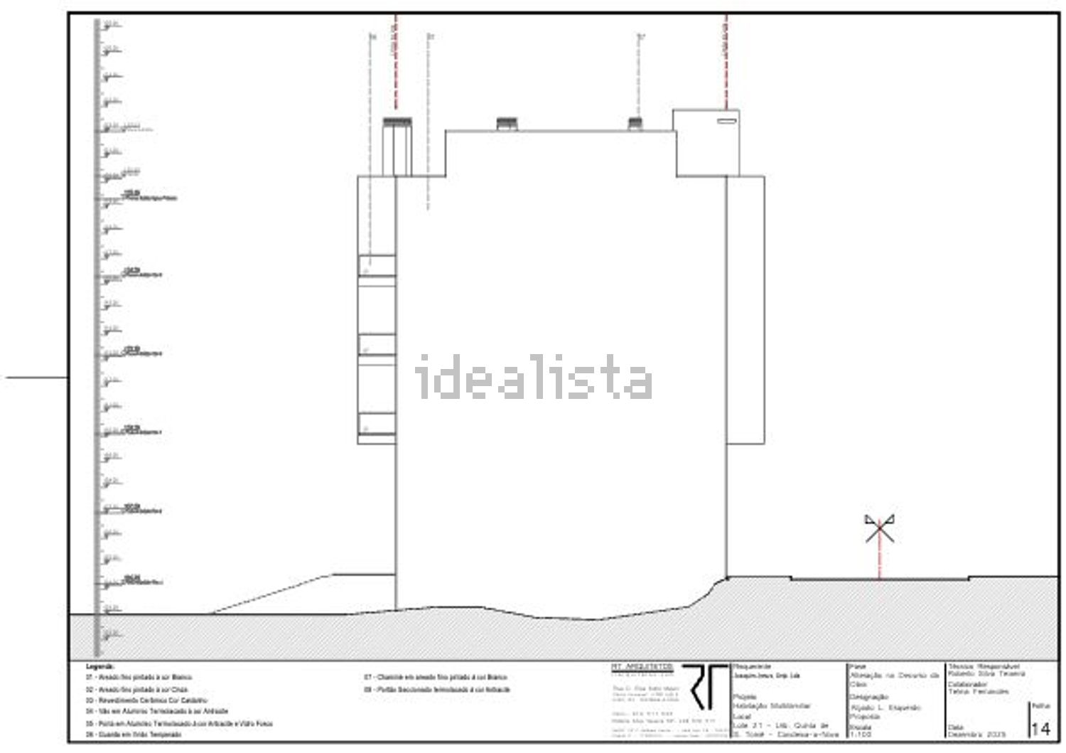 公寓 t4出售在Rua da Quinta São Tomé s/n - 平面图