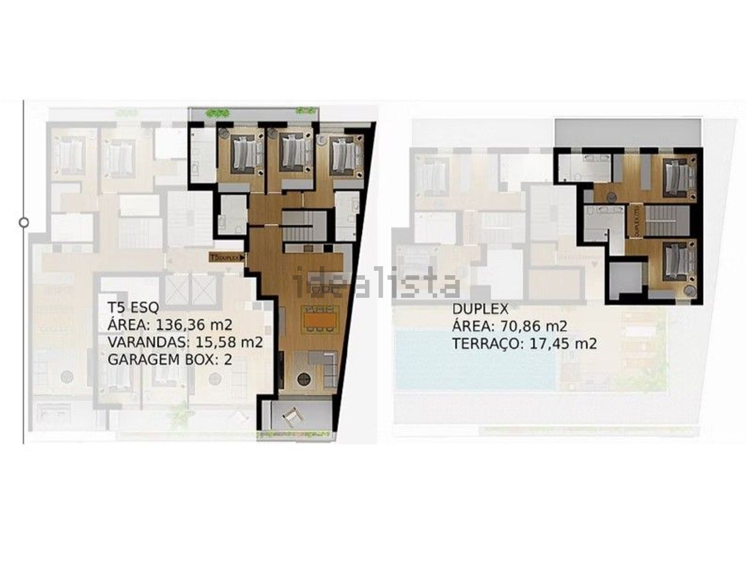 复式公寓出售在 Centro - 平面图