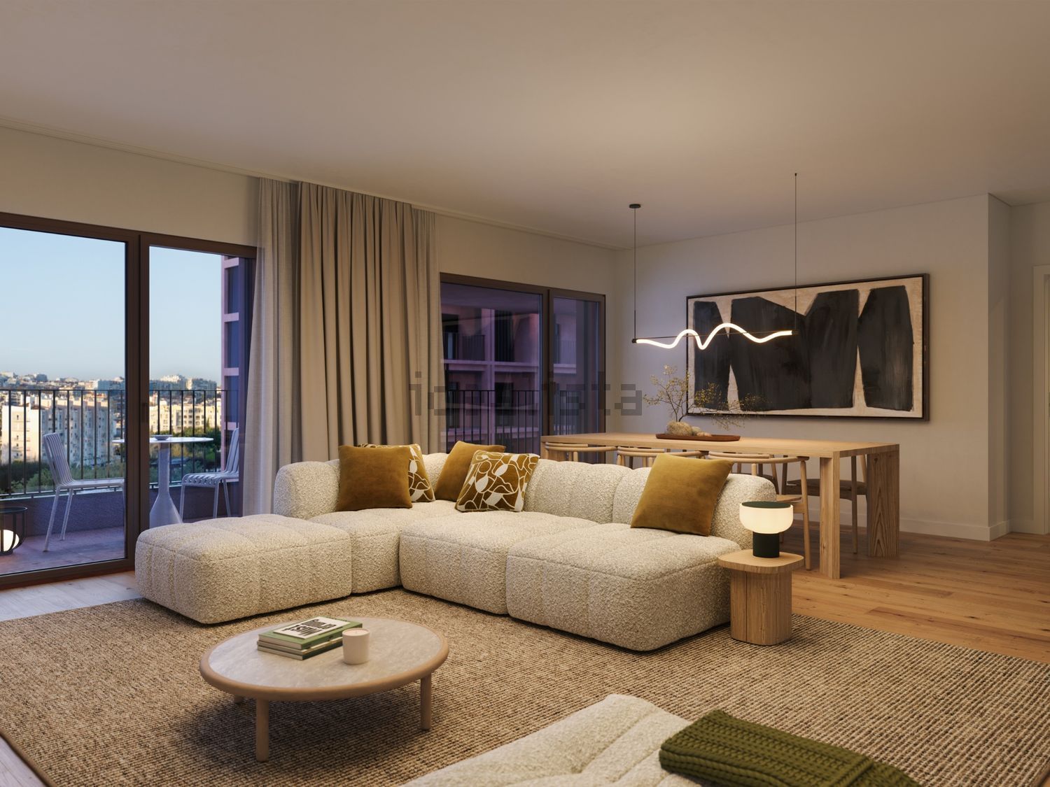 公寓 t1出售在Rua José Gomes Ferreira - 客厅