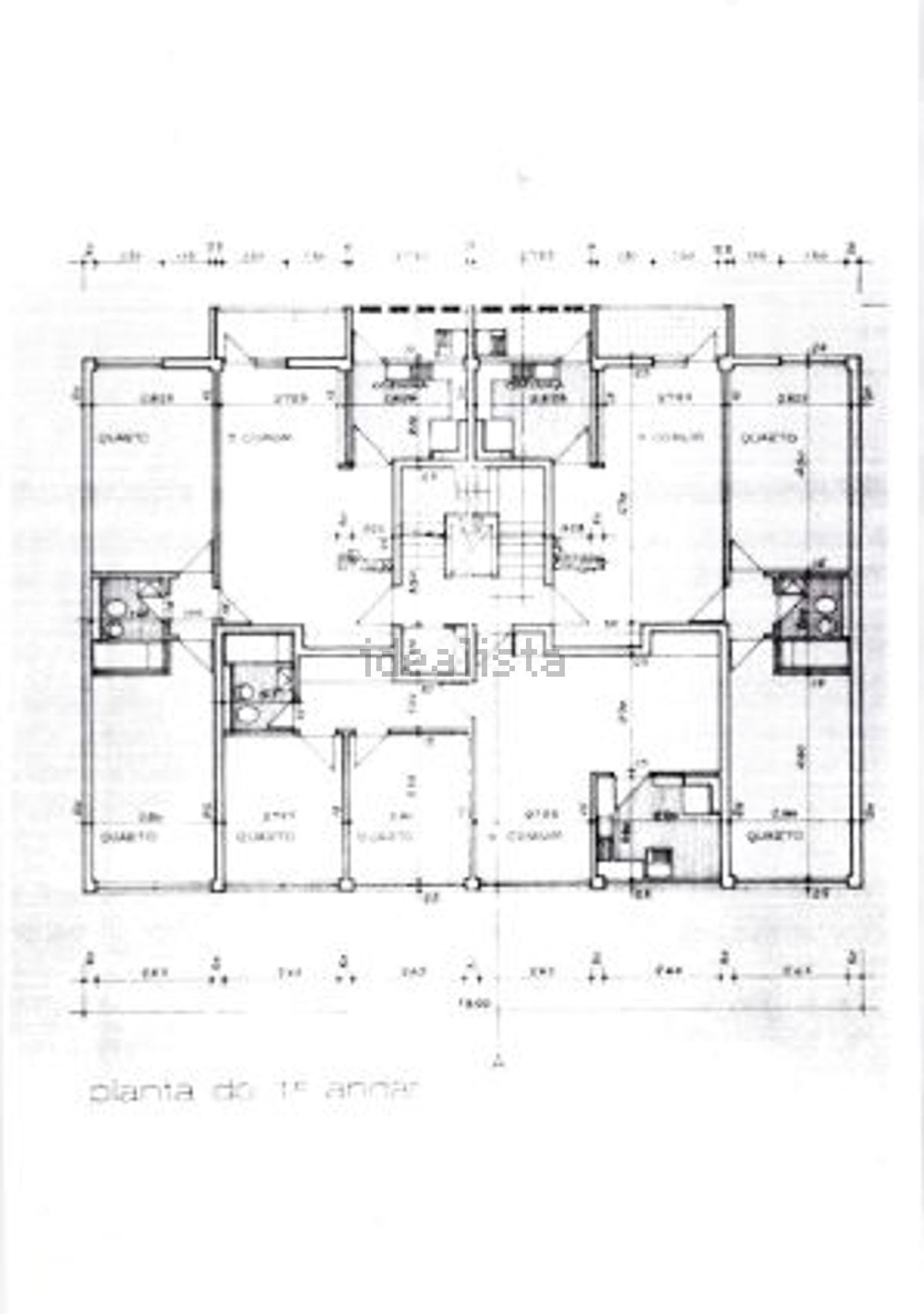 公寓 t2出售在Rua Olavo Bilac, 13 - 平面图