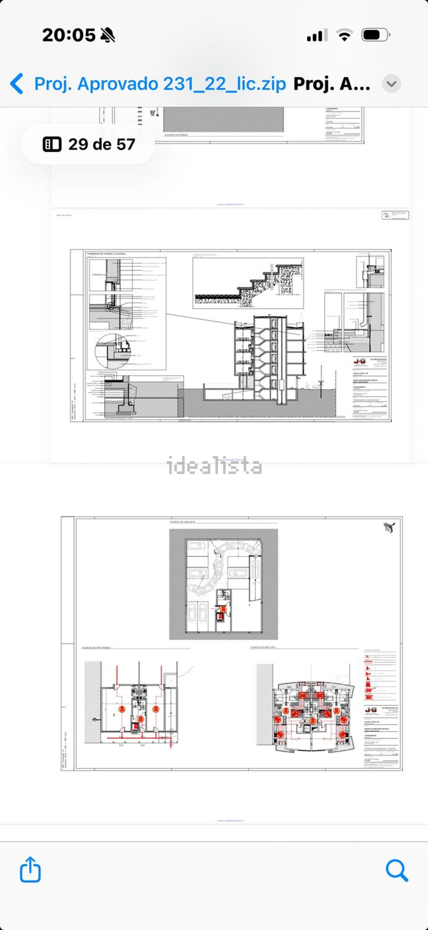 公寓 t3出售在Estrada Flamenga, 22 - 平面图