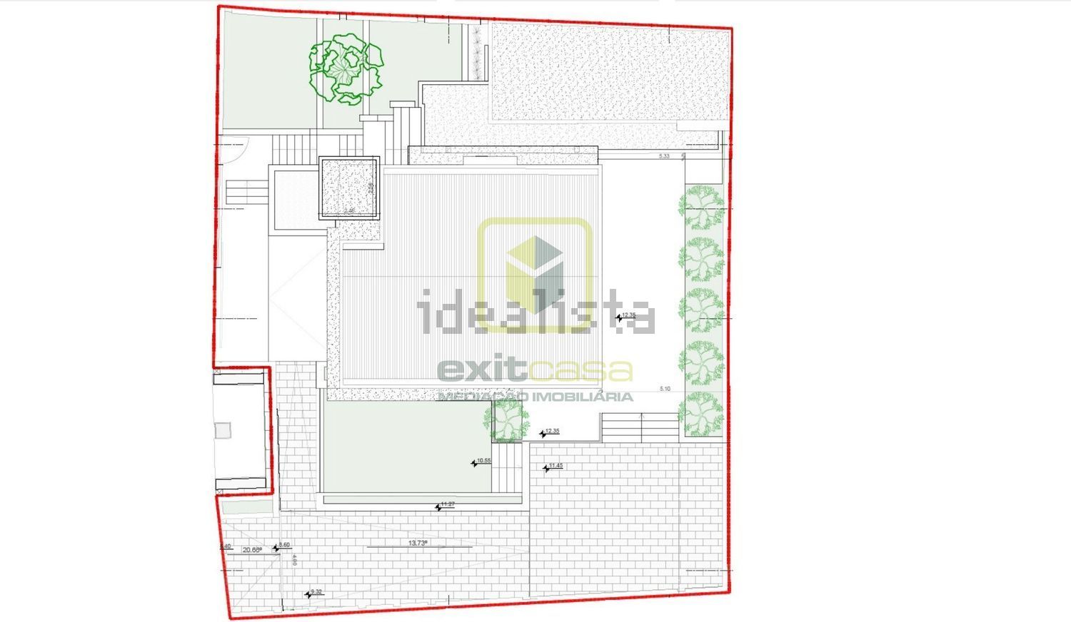 小楼房或独栋别墅出售在 Aradas - 平面图