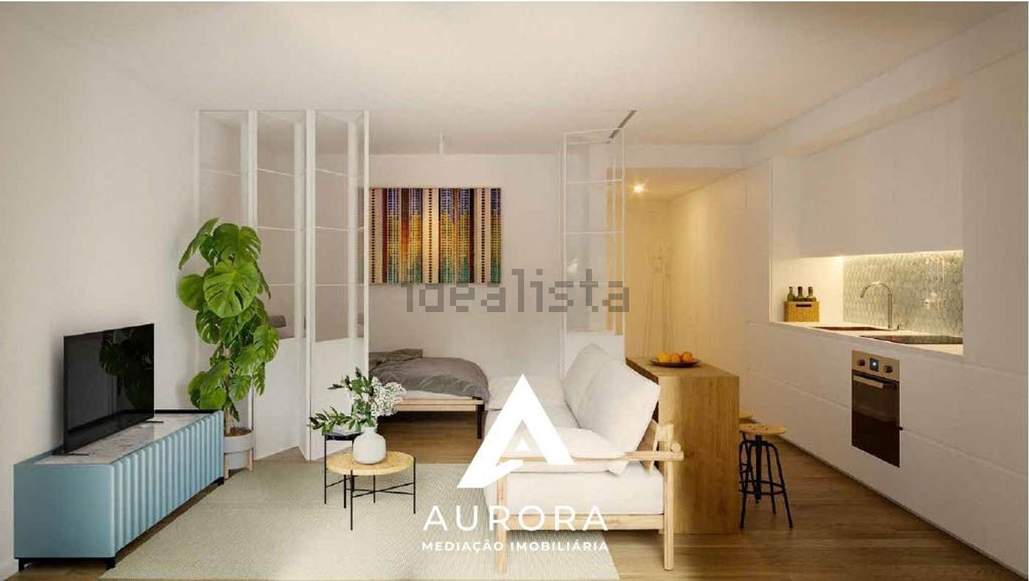 公寓 t1出售在 Arca d'Água - Campo Lindo - Vale Formoso - 客厅