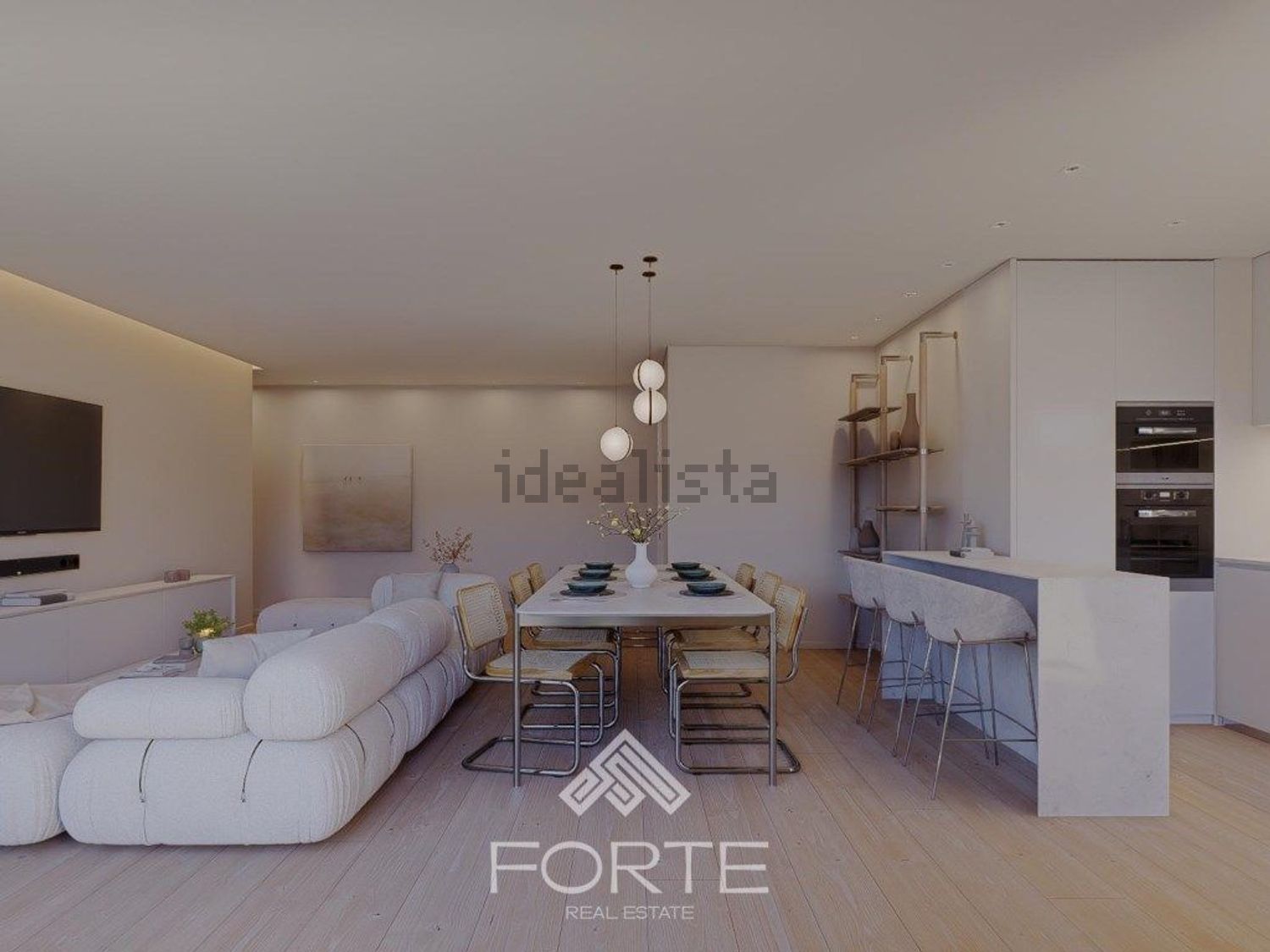 公寓 t3出售在Rua Doutora Maria de Lourdes Portela - 客厅
