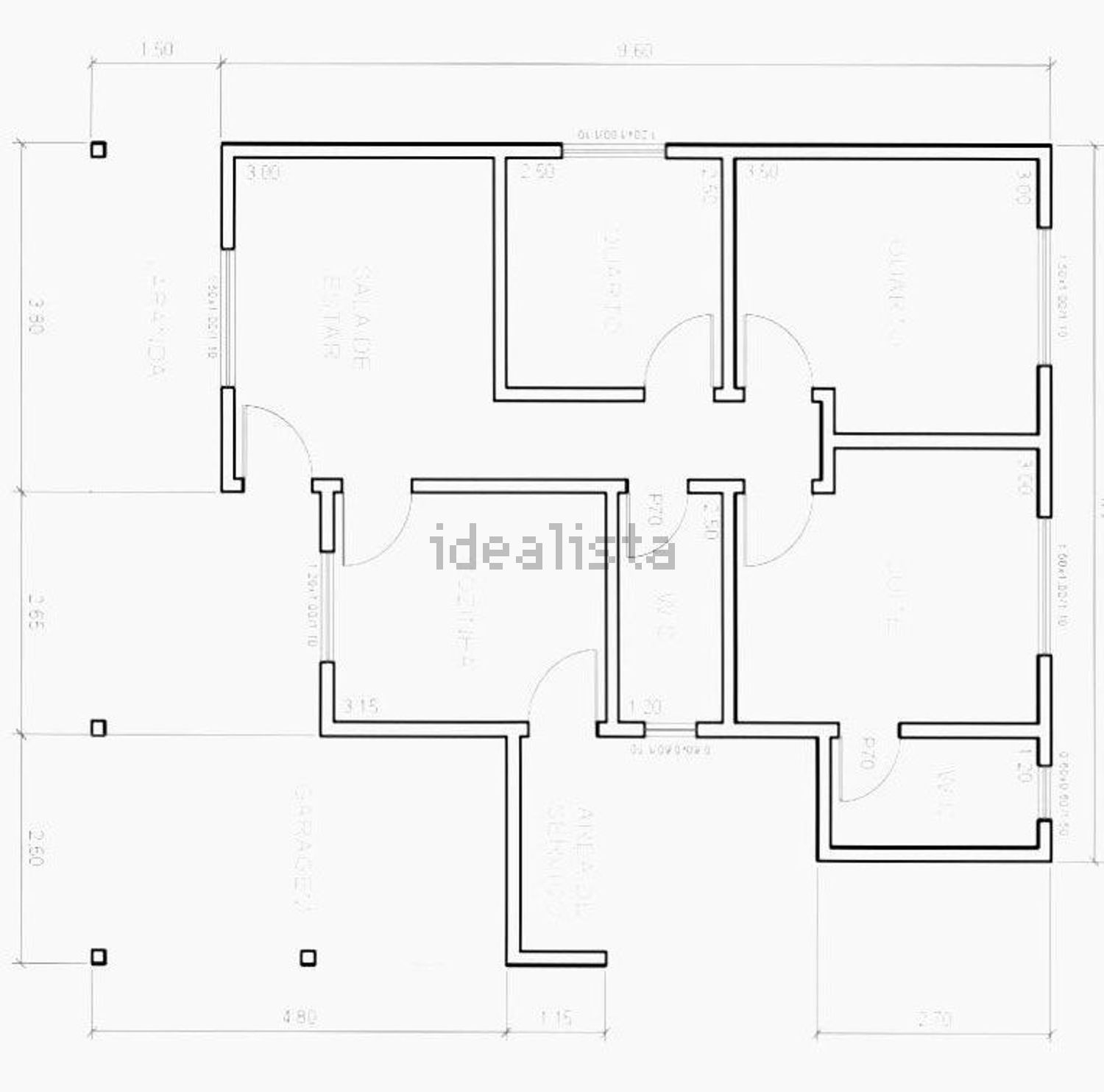 公寓 t2出售在 Quinta da Barra, 14 - 平面图