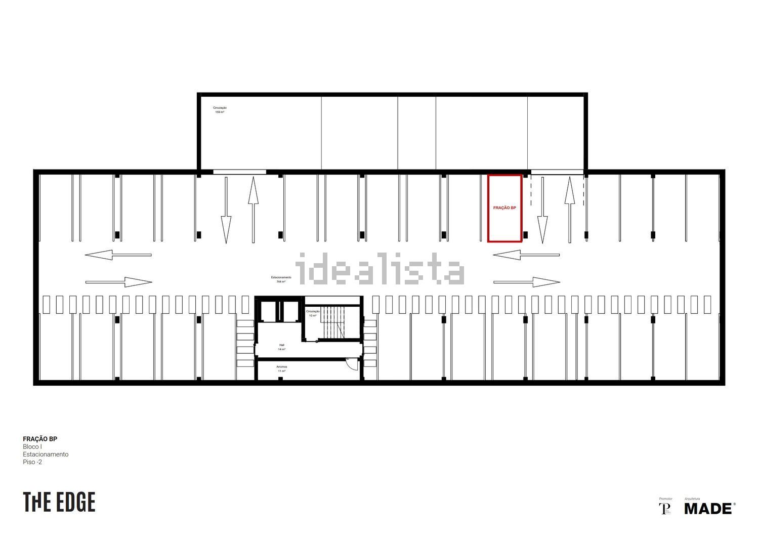 公寓 t1出售在Travessa Gil Vicente s/n - 平面图