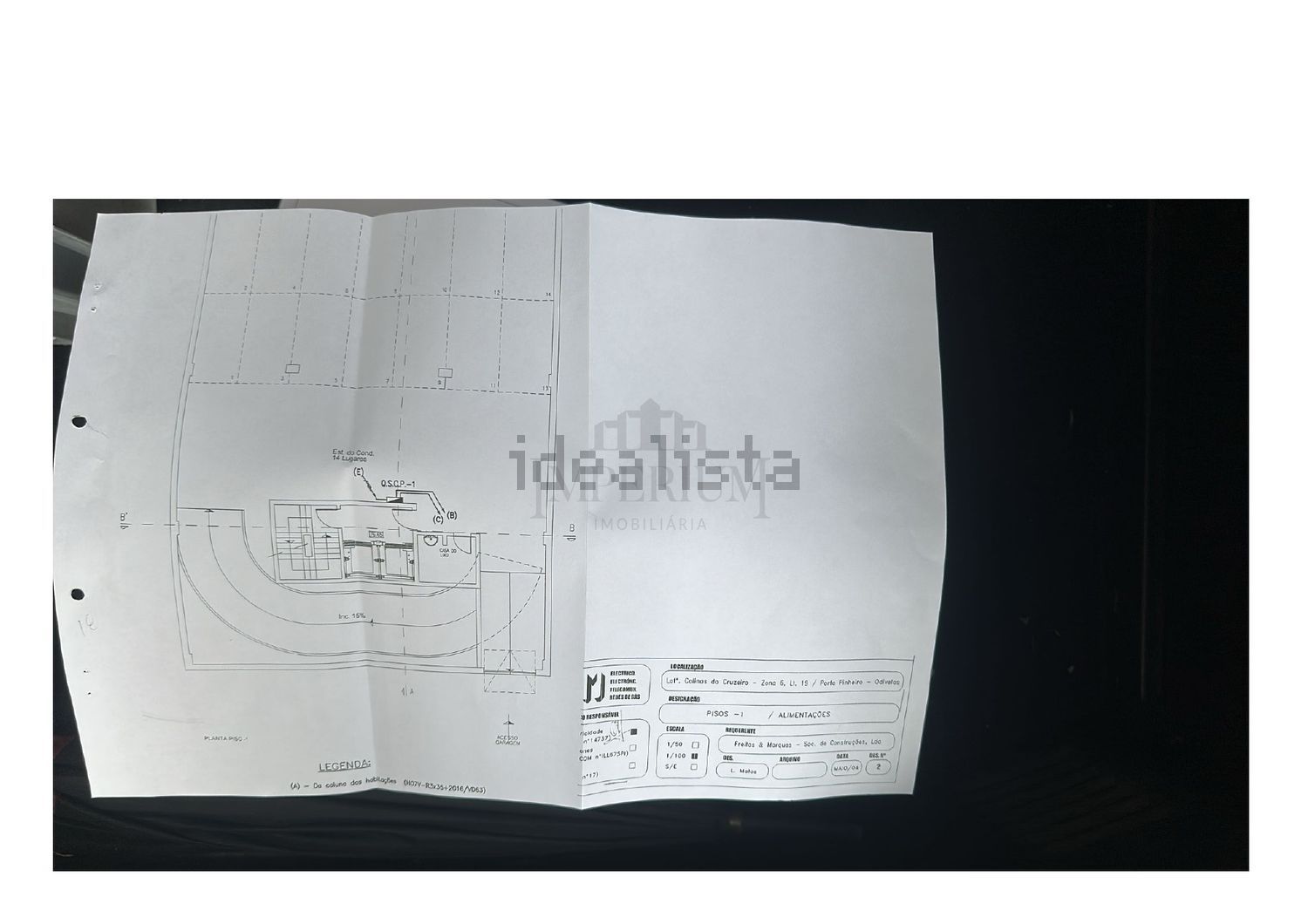 公寓 t3出售在 Pct. Afonso Dinis de Portugal, 14 - 平面图