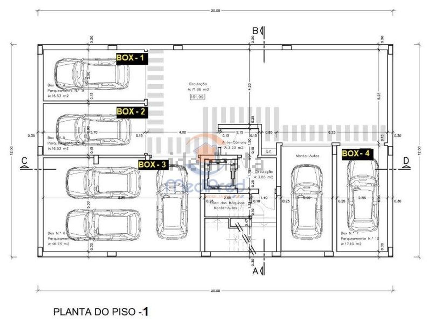 公寓 t2出售在 Santo António dos Cavaleiros e Frielas - 平面图