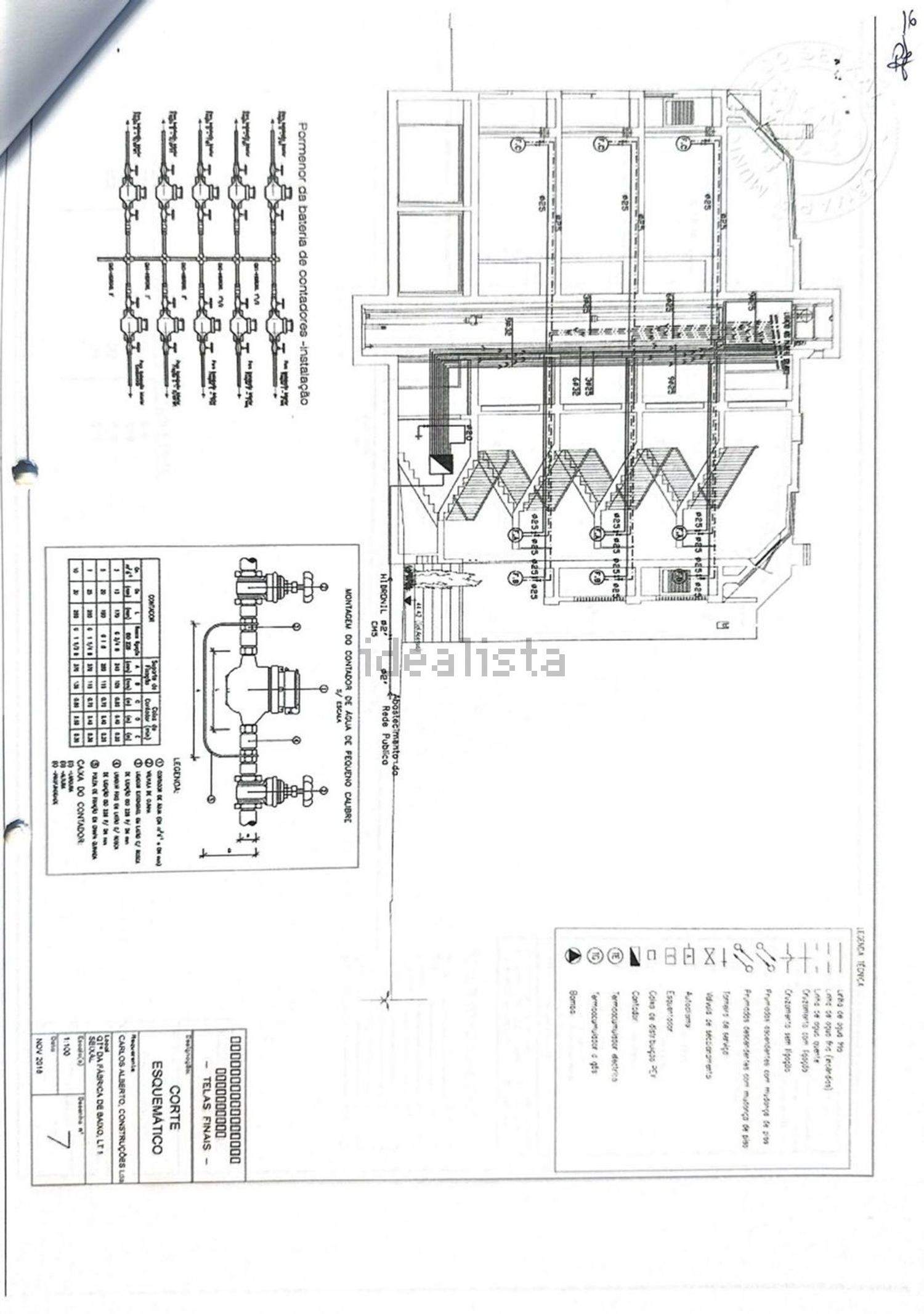 出租公寓 t3在Praceta Amândio Cesar, 1 - 平面图