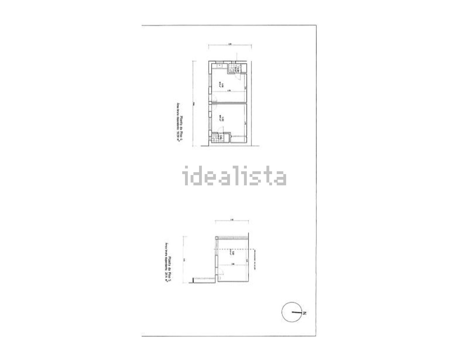 小楼房或独栋别墅出售在Avenida Portugal - 平面图