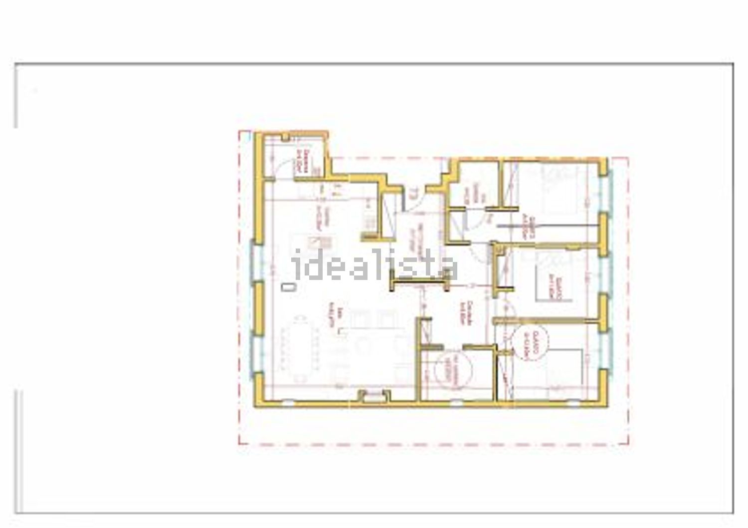 公寓 t3出售在 Castelo Branco - 平面图