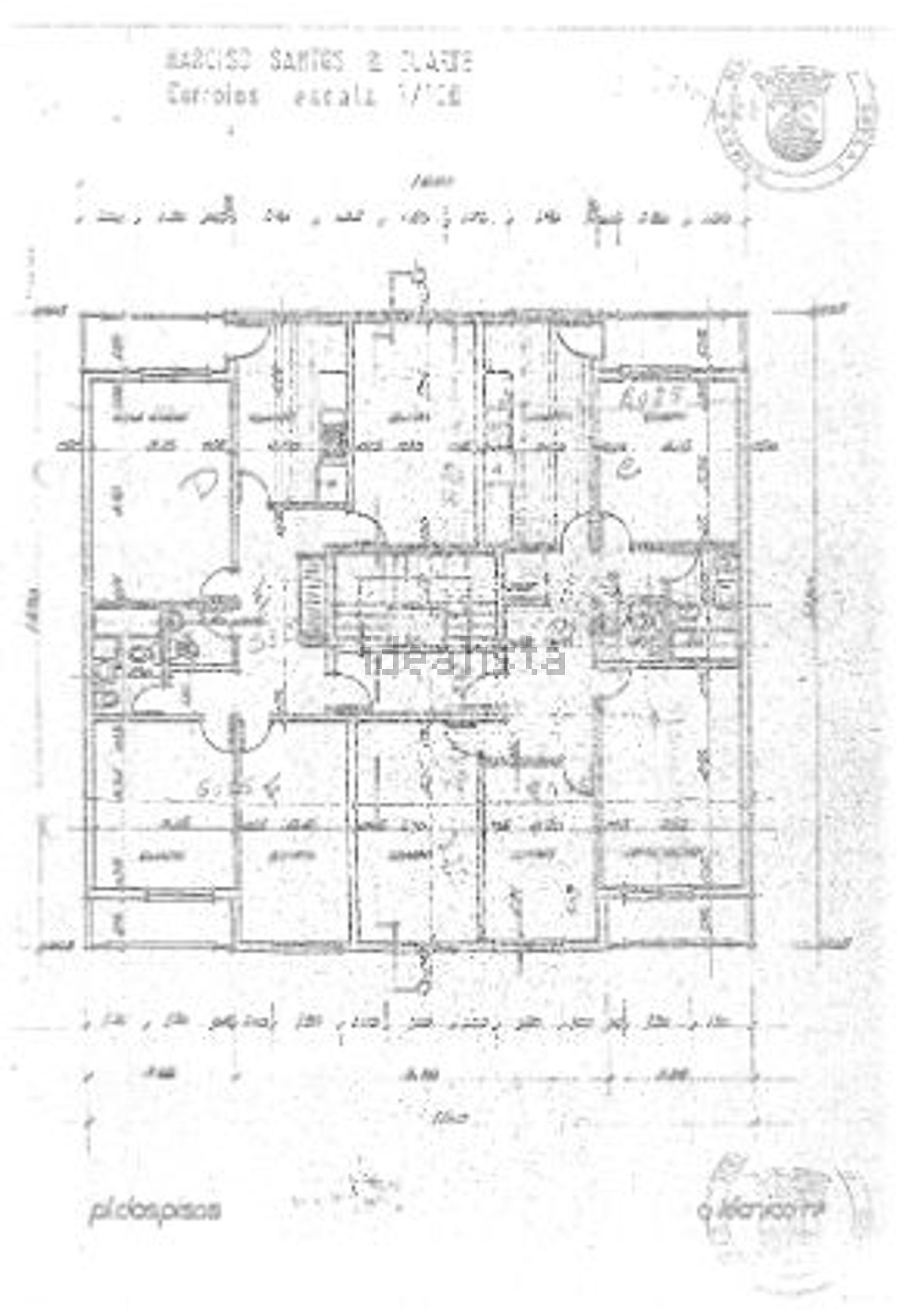 公寓 t3出售在Rua Soldado Luís, 12 - 平面图
