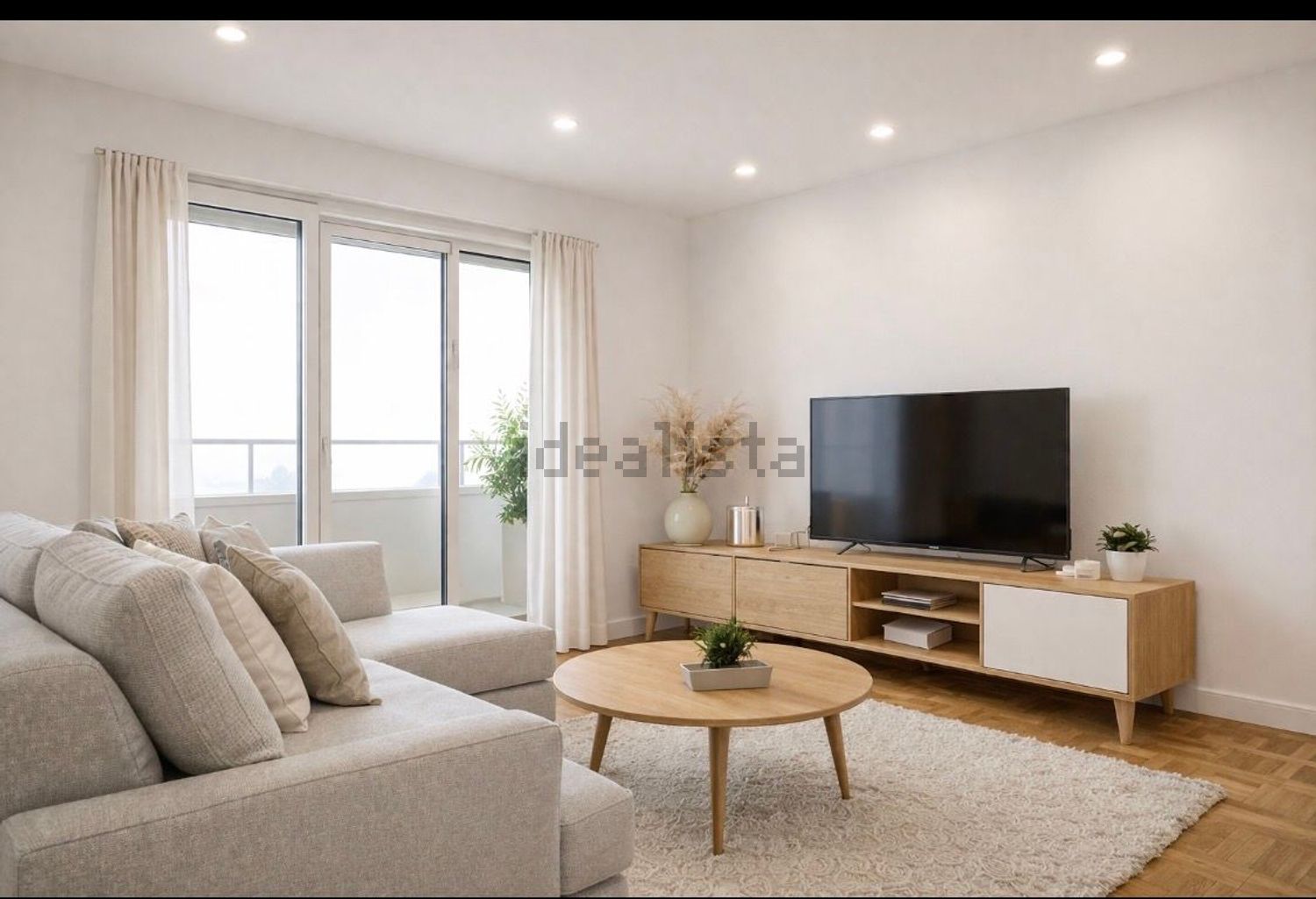 出租公寓 t2在Rua Jardim, 15 - 客厅